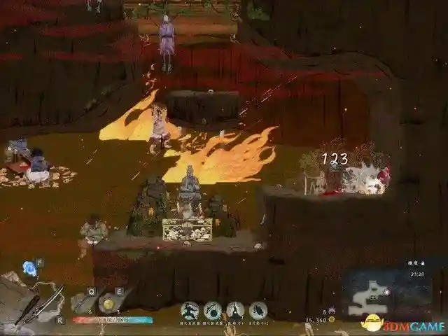 《月风魔传:不朽之月》图文攻略,剧情流程攻略(含“剧情流程”“打法要点”“BOSS战”)。《月风魔传:不朽之月》是一款和风横版动作游戏,游戏采用非线性迷宫,与优秀的砍杀系统融为一体,讲述月族家主持刀维护正义,铲除罪恶的故事。游戏比较硬核,难度和黑魂类似,比较考验玩家的技巧,死亡惩罚也相当重,想挑战高难度或者享受砍杀的刺激的玩家,不妨一试。序章序章教学关,拿上刀,左键攻击,右键格挡,shift闪避,空格跳跃,连击硬直,砍死敌人。按Q或者E射远程,但弹药稀少,一般不用来打小兵。骷髅怪是最低级的敌人,直接上去砍就行了。可以在设置里面自定义按键,将闪避绑定到更舒服的位置,例如笔者将其绑定到鼠标中键,操作难度就大大降低了。跳跃的时候,二段跳可以跳得更远,如果要下去,就空格+S。回到基地,捡起地上的武器开始闯关。这里说一下,每次死亡之后都会返回到这里,进度会被重置,所有道具丢失,这是本游戏最难的地方。边地忌地骷髅兵很好对付,上去连击弄死,弓箭手需要用跳跃躲开,格挡的时候,对操作要求很高,不建议格挡。空格+S跳下去,然后一直往右边走,路上可以开箱子拿到武器,武器随机,品质也是随机,看脸。遇到炸弹怪的时候,除了要躲开炸弹外,主要打法就是上去近战击杀。关于武器,棒子不推荐,这种武器伤害高,但是攻速特别慢,极其容易被敌人攻击,除了棒子这种慢攻速武器,其他的都行,推荐用刀或者双刀。下图这种怪,暂且叫他猛男吧,这种怪拿着棒子,伤害特别高,一下可以打掉你一半的血,所以在战斗的时候,上去砍两刀就闪避走,不要贪刀,要慢慢磨死。走到尽头后,跳下去,再往左边走,路上遇到石碑,互动可以拿到血瓶。在战斗的时候,最好不用格挡,而是用闪避,这样会触发暴击,打出的伤害可以秒掉精英怪。下图这种黄颜色的传送门可以进去逛逛,里面是商店,武器不用买,因为开箱子就能刷到,材料还是值得一买的。走到尽头再上去,下图这里就是出口,进去打BOSS。BOSS战-龙骨鬼第一章BOSS非常好打,跳跃+连击砍头部,这样便可顺带砍到其他部位,造成数倍的伤害,而攻击手部将其摧毁可以瘫痪掉BOSS的武力,如果BOSS发动攻击,就使用跳跃来躲避。打完后,可以用搜集到的材料对武器进行升级,也可以用魂升级自身,建议优先升级技,堆叠武器伤害。业火断崖这一关还是一样的打法,只是要注意鬼脸怪的冲击,可以用格挡挡掉攻击,如果当前武器没有格挡招式,可以用跳跃来躲避。然后就是潜伏在地上的小怪,这种小怪攻击的时候会施加流血效果,务必用高攻速武器打,不要让他攻击到,不然一直流血会很吃亏。流程还是探索地图然后找出口,出口在地图的左边。BOSS战-大百足形态1:盘踞此时跳上去砍就行,因为这样会砍到多个部位,伤害较高。形态2,:侧翼钻地喷射远程此时,远离BOSS,闪避掉远程攻击。如果在BOSS钻出来的时候就跳上去用闪避砍的话,就会触发暴击,打断施法。形态3:撞击大招这个大招非常好躲,BOSS冲过来的时候,跳跃,跳到BOSS身上砍,不仅能躲开攻击,而且也能造成伤害。云霞双峰开局砍掉两边的恶魔眼,驱散迷雾。注意,这一关的出口就在入口上面一层,需要你驱散迷雾才能进去。这一关主要的威胁就是天上的鸟会发射毒炸弹,需要你优先从上面走,将天上的鸟清除掉,不然在和其他敌人混战的时候,容易被炸。然后就是迷雾问题,清除迷雾的方法就是摧毁地图上的恶魔眼,只要跟着紫色迷雾走就能找到。关于拿着大钟的壮汉,打正面会没有伤害,需要闪避绕后,背刺打出伤害。BOSS战-双天鬼这两个BOSS其实也不难,首先去打黄颜色的鬼,不难,跳上去砍就行了。黄颜色鬼残血后,会放大招,也不难躲,地上有黄颜色闪电的,就是BOSS攻击的区域,躲开就行。杀死闪电鬼后,再去打风鬼,风刃的躲法也简单,跳跃避开即可。靠近BOSS,近战上去连击,建议躲在边缘砍。梦幻游廊歌女的打法,远程声波跳跃躲掉,闪避近身砍死。蠕虫是一种很弱的敌人,如果有双刀的话,建议拿双刀砍,右键大风车可以砍死一大片敌人。般若是这一关比较麻烦的敌人,它蓄力后会发动冲击,此时要用闪避绕后背刺,因为只有这样,才能打出伤害,不然如果正面砍的话,没有伤害。来到楼梯口,互动进去。暗世界的出口就是如下图这种传送门,互动之后回到明世界。如下图箭头所指,出口就在最下面一层。BOSS战:土蜘蛛本关的要点:如下图箭头所指,下雪的地方就是BOSS突袭的位置,不要被打中了,一发残血不是闹着玩的。打法就是跑上门连击砍。另外,关卡中会刷一些小怪,只需要让他们数量不要太多就行,留下一两个不杀也没事,专心去打BOSS。强化和激活BOSS战之后就可以强化以及激活武器,强化的意思是,使用材料强化武器,但不会立即生效。如果要让强化生效,就要去激活,将武器的各个技能给点上。另外,武器段位越高,伤害越高,如果要获得高段位武器,就要深入流程,流程越往后,段位越高。荒波大洞游戏的路非常好走,一直往右走到头就行。走在路上的时候,BOSS也会刷出,但仅仅是干扰你,没什么威胁,突出的射弹速度很慢,只要保持移动,就不可能击中你。打人鱼的时候注意了,格挡闪避都不好使,最好的打法就是近身,然后跳跃+攻击,由于人鱼尾部攻击是横扫,只要你在空中,就打不中你。BOSS战:五头水龙没啥难度,直接跳到小船上,砍BOSS就行,建议用矛打,因为范围广,所以能攻击到多个部位。BOSS大招的时候,跳到位置高的小船上就能躲开攻击。无穷雪原这一关,不要走下面,因为全是尖刺陷阱。走上面,路也不难找,一直往左走即可。敌人都是很常见的类型,建议用矛打,三连击硬直非常好用。下图就是本关的地图,可以发现,出口就在最左边的位置。BOSS战:九尾狐九尾狐是最好打的BOSS,BOSS的攻击位置会以红圈标注,非常好躲。BOSS攻击完了后,你就可以去砍它的尾巴了,然后进入二阶段。二阶段同理,也是标注红圈攻击位置,只是数量变多了而已,打法就是站在地图中间,这样容易躲。躲开攻击后,再继续砍,BOSS硬直后,上去砍头,触发必杀即可。古战场遗迹你终于找到了兄长,然而你却发现,兄长因为嫉妒而背叛了家族,必须得大义灭亲!两个阶段,都不难,第一阶段,建议用双刀,上去连击砍翻即可。第二阶段也是同理,和一阶段一样,双刀上去砍,速战速决,不要拖得太久,放大招的时候,用跳跃连击打。古都古都地图难度极高,首先就是陷阱,陷阱会喷射毒雾,让你中毒,但有攻击频率,趁着没有激活的时候,赶紧走掉。然后就是狮鹫,狮鹫的攻击有两段,第一段,冲过来蓄力,第二段,蓄力完了后砸下来重击,所以,只要在第一段蓄力的时候躲开就行。最难打的敌人是下图这种武士,他可以一发打残你,甚至秒杀,所以务必注意了,一定要拉近距离,近战缠斗,不要拉开距离,不然会被远程一发秒。近战的时候,在他攻击的时候,闪避绕后,最好用长矛打,长矛绕后,三连击打出硬直击飞,然后再不断地三连击就行。注意,第一次攻击的时候,一定要绕后三连击,不然攻击会被打断。然后就是冰柱陷阱,一旦被击中就会被冻结,给敌人可乘之机。不过本身没什么伤害。流程也简单,寻找开关,激活传送门,一直深入关卡即可。BOSS战:天津斗须大章鱼BOSS,主要的打法就是先断须,断须能破防,破防后就可以上去砍头,触发必杀技。如下图箭头所指,场景中出现这种影子的时候,其实就代表BOSS攻击的位置,及时躲开,不然会被击中。然后就是下图这种情况,紫色圆盘形成的时候,就要远离,不然会被激光击中。BOSS蓄力大招的时候,站到如下图箭头所指的平台上就能躲开。大章鱼就是最终BOSS,击杀它,你就清理掉了邪恶BOSS,任务完成,游戏完结。插图18 《月风魔传:不朽之月》图文攻略,剧情流程攻略(含“剧情流程”“打法要点”“BOSS战”)。《月风魔传:不朽之月》是一款和风横版动作游戏,游戏采用非线性迷宫,与优秀的砍杀系统融为一体,讲述月族家主持刀维护正义,铲除罪恶的故事。游戏比较硬核,难度和黑魂类似,比较考验玩家的技巧,死亡惩罚也相当重,想挑战高难度或者享受砍杀的刺激的玩家,不妨一试。序章序章教学关,拿上刀,左键攻击,右键格挡,shift闪避,空格跳跃,连击硬直,砍死敌人。按Q或者E射远程,但弹药稀少,一般不用来打小兵。骷髅怪是最低级的敌人,直接上去砍就行了。可以在设置里面自定义按键,将闪避绑定到更舒服的位置,例如笔者将其绑定到鼠标中键,操作难度就大大降低了。跳跃的时候,二段跳可以跳得更远,如果要下去,就空格+S。回到基地,捡起地上的武器开始闯关。这里说一下,每次死亡之后都会返回到这里,进度会被重置,所有道具丢失,这是本游戏最难的地方。边地忌地骷髅兵很好对付,上去连击弄死,弓箭手需要用跳跃躲开,格挡的时候,对操作要求很高,不建议格挡。空格+S跳下去,然后一直往右边走,路上可以开箱子拿到武器,武器随机,品质也是随机,看脸。遇到炸弹怪的时候,除了要躲开炸弹外,主要打法就是上去近战击杀。关于武器,棒子不推荐,这种武器伤害高,但是攻速特别慢,极其容易被敌人攻击,除了棒子这种慢攻速武器,其他的都行,推荐用刀或者双刀。下图这种怪,暂且叫他猛男吧,这种怪拿着棒子,伤害特别高,一下可以打掉你一半的血,所以在战斗的时候,上去砍两刀就闪避走,不要贪刀,要慢慢磨死。走到尽头后,跳下去,再往左边走,路上遇到石碑,互动可以拿到血瓶。在战斗的时候,最好不用格挡,而是用闪避,这样会触发暴击,打出的伤害可以秒掉精英怪。下图这种黄颜色的传送门可以进去逛逛,里面是商店,武器不用买,因为开箱子就能刷到,材料还是值得一买的。走到尽头再上去,下图这里就是出口,进去打BOSS。BOSS战-龙骨鬼第一章BOSS非常好打,跳跃+连击砍头部,这样便可顺带砍到其他部位,造成数倍的伤害,而攻击手部将其摧毁可以瘫痪掉BOSS的武力,如果BOSS发动攻击,就使用跳跃来躲避。打完后,可以用搜集到的材料对武器进行升级,也可以用魂升级自身,建议优先升级技,堆叠武器伤害。业火断崖这一关还是一样的打法,只是要注意鬼脸怪的冲击,可以用格挡挡掉攻击,如果当前武器没有格挡招式,可以用跳跃来躲避。然后就是潜伏在地上的小怪,这种小怪攻击的时候会施加流血效果,务必用高攻速武器打,不要让他攻击到,不然一直流血会很吃亏。流程还是探索地图然后找出口,出口在地图的左边。BOSS战-大百足形态1:盘踞此时跳上去砍就行,因为这样会砍到多个部位,伤害较高。形态2,:侧翼钻地喷射远程此时,远离BOSS,闪避掉远程攻击。如果在BOSS钻出来的时候就跳上去用闪避砍的话,就会触发暴击,打断施法。形态3:撞击大招这个大招非常好躲,BOSS冲过来的时候,跳跃,跳到BOSS身上砍,不仅能躲开攻击,而且也能造成伤害。云霞双峰开局砍掉两边的恶魔眼,驱散迷雾。注意,这一关的出口就在入口上面一层,需要你驱散迷雾才能进去。这一关主要的威胁就是天上的鸟会发射毒炸弹,需要你优先从上面走,将天上的鸟清除掉,不然在和其他敌人混战的时候,容易被炸。然后就是迷雾问题,清除迷雾的方法就是摧毁地图上的恶魔眼,只要跟着紫色迷雾走就能找到。关于拿着大钟的壮汉,打正面会没有伤害,需要闪避绕后,背刺打出伤害。BOSS战-双天鬼这两个BOSS其实也不难,首先去打黄颜色的鬼,不难,跳上去砍就行了。黄颜色鬼残血后,会放大招,也不难躲,地上有黄颜色闪电的,就是BOSS攻击的区域,躲开就行。杀死闪电鬼后,再去打风鬼,风刃的躲法也简单,跳跃避开即可。靠近BOSS,近战上去连击,建议躲在边缘砍。梦幻游廊歌女的打法,远程声波跳跃躲掉,闪避近身砍死。蠕虫是一种很弱的敌人,如果有双刀的话,建议拿双刀砍,右键大风车可以砍死一大片敌人。般若是这一关比较麻烦的敌人,它蓄力后会发动冲击,此时要用闪避绕后背刺,因为只有这样,才能打出伤害,不然如果正面砍的话,没有伤害。来到楼梯口,互动进去。暗世界的出口就是如下图这种传送门,互动之后回到明世界。如下图箭头所指,出口就在最下面一层。BOSS战:土蜘蛛本关的要点:如下图箭头所指,下雪的地方就是BOSS突袭的位置,不要被打中了,一发残血不是闹着玩的。打法就是跑上门连击砍。另外,关卡中会刷一些小怪,只需要让他们数量不要太多就行,留下一两个不杀也没事,专心去打BOSS。强化和激活BOSS战之后就可以强化以及激活武器,强化的意思是,使用材料强化武器,但不会立即生效。如果要让强化生效,就要去激活,将武器的各个技能给点上。另外,武器段位越高,伤害越高,如果要获得高段位武器,就要深入流程,流程越往后,段位越高。荒波大洞游戏的路非常好走,一直往右走到头就行。走在路上的时候,BOSS也会刷出,但仅仅是干扰你,没什么威胁,突出的射弹速度很慢,只要保持移动,就不可能击中你。打人鱼的时候注意了,格挡闪避都不好使,最好的打法就是近身,然后跳跃+攻击,由于人鱼尾部攻击是横扫,只要你在空中,就打不中你。BOSS战:五头水龙没啥难度,直接跳到小船上,砍BOSS就行,建议用矛打,因为范围广,所以能攻击到多个部位。BOSS大招的时候,跳到位置高的小船上就能躲开攻击。无穷雪原这一关,不要走下面,因为全是尖刺陷阱。走上面,路也不难找,一直往左走即可。敌人都是很常见的类型,建议用矛打,三连击硬直非常好用。下图就是本关的地图,可以发现,出口就在最左边的位置。BOSS战:九尾狐九尾狐是最好打的BOSS,BOSS的攻击位置会以红圈标注,非常好躲。BOSS攻击完了后,你就可以去砍它的尾巴了,然后进入二阶段。二阶段同理,也是标注红圈攻击位置,只是数量变多了而已,打法就是站在地图中间,这样容易躲。躲开攻击后,再继续砍,BOSS硬直后,上去砍头,触发必杀即可。古战场遗迹你终于找到了兄长,然而你却发现,兄长因为嫉妒而背叛了家族,必须得大义灭亲!两个阶段,都不难,第一阶段,建议用双刀,上去连击砍翻即可。第二阶段也是同理,和一阶段一样,双刀上去砍,速战速决,不要拖得太久,放大招的时候,用跳跃连击打。古都古都地图难度极高,首先就是陷阱,陷阱会喷射毒雾,让你中毒,但有攻击频率,趁着没有激活的时候,赶紧走掉。然后就是狮鹫,狮鹫的攻击有两段,第一段,冲过来蓄力,第二段,蓄力完了后砸下来重击,所以,只要在第一段蓄力的时候躲开就行。最难打的敌人是下图这种武士,他可以一发打残你,甚至秒杀,所以务必注意了,一定要拉近距离,近战缠斗,不要拉开距离,不然会被远程一发秒。近战的时候,在他攻击的时候,闪避绕后,最好用长矛打,长矛绕后,三连击打出硬直击飞,然后再不断地三连击就行。注意,第一次攻击的时候,一定要绕后三连击,不然攻击会被打断。然后就是冰柱陷阱,一旦被击中就会被冻结,给敌人可乘之机。不过本身没什么伤害。流程也简单,寻找开关,激活传送门,一直深入关卡即可。BOSS战:天津斗须大章鱼BOSS,主要的打法就是先断须,断须能破防,破防后就可以上去砍头,触发必杀技。如下图箭头所指,场景中出现这种影子的时候,其实就代表BOSS攻击的位置,及时躲开,不然会被击中。然后就是下图这种情况,紫色圆盘形成的时候,就要远离,不然会被激光击中。BOSS蓄力大招的时候,站到如下图箭头所指的平台上就能躲开。大章鱼就是最终BOSS,击杀它,你就清理掉了邪恶BOSS,任务完成,游戏完结。插图18