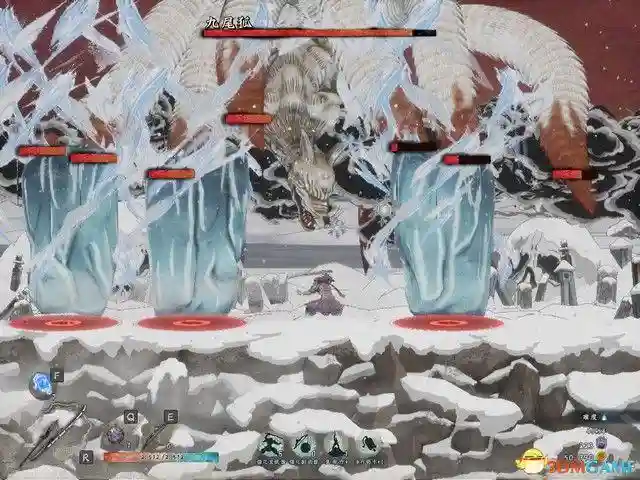 《月风魔传:不朽之月》图文攻略,剧情流程攻略(含“剧情流程”“打法要点”“BOSS战”)。《月风魔传:不朽之月》是一款和风横版动作游戏,游戏采用非线性迷宫,与优秀的砍杀系统融为一体,讲述月族家主持刀维护正义,铲除罪恶的故事。游戏比较硬核,难度和黑魂类似,比较考验玩家的技巧,死亡惩罚也相当重,想挑战高难度或者享受砍杀的刺激的玩家,不妨一试。序章序章教学关,拿上刀,左键攻击,右键格挡,shift闪避,空格跳跃,连击硬直,砍死敌人。按Q或者E射远程,但弹药稀少,一般不用来打小兵。骷髅怪是最低级的敌人,直接上去砍就行了。可以在设置里面自定义按键,将闪避绑定到更舒服的位置,例如笔者将其绑定到鼠标中键,操作难度就大大降低了。跳跃的时候,二段跳可以跳得更远,如果要下去,就空格+S。回到基地,捡起地上的武器开始闯关。这里说一下,每次死亡之后都会返回到这里,进度会被重置,所有道具丢失,这是本游戏最难的地方。边地忌地骷髅兵很好对付,上去连击弄死,弓箭手需要用跳跃躲开,格挡的时候,对操作要求很高,不建议格挡。空格+S跳下去,然后一直往右边走,路上可以开箱子拿到武器,武器随机,品质也是随机,看脸。遇到炸弹怪的时候,除了要躲开炸弹外,主要打法就是上去近战击杀。关于武器,棒子不推荐,这种武器伤害高,但是攻速特别慢,极其容易被敌人攻击,除了棒子这种慢攻速武器,其他的都行,推荐用刀或者双刀。下图这种怪,暂且叫他猛男吧,这种怪拿着棒子,伤害特别高,一下可以打掉你一半的血,所以在战斗的时候,上去砍两刀就闪避走,不要贪刀,要慢慢磨死。走到尽头后,跳下去,再往左边走,路上遇到石碑,互动可以拿到血瓶。在战斗的时候,最好不用格挡,而是用闪避,这样会触发暴击,打出的伤害可以秒掉精英怪。下图这种黄颜色的传送门可以进去逛逛,里面是商店,武器不用买,因为开箱子就能刷到,材料还是值得一买的。走到尽头再上去,下图这里就是出口,进去打BOSS。BOSS战-龙骨鬼第一章BOSS非常好打,跳跃+连击砍头部,这样便可顺带砍到其他部位,造成数倍的伤害,而攻击手部将其摧毁可以瘫痪掉BOSS的武力,如果BOSS发动攻击,就使用跳跃来躲避。打完后,可以用搜集到的材料对武器进行升级,也可以用魂升级自身,建议优先升级技,堆叠武器伤害。业火断崖这一关还是一样的打法,只是要注意鬼脸怪的冲击,可以用格挡挡掉攻击,如果当前武器没有格挡招式,可以用跳跃来躲避。然后就是潜伏在地上的小怪,这种小怪攻击的时候会施加流血效果,务必用高攻速武器打,不要让他攻击到,不然一直流血会很吃亏。流程还是探索地图然后找出口,出口在地图的左边。BOSS战-大百足形态1:盘踞此时跳上去砍就行,因为这样会砍到多个部位,伤害较高。形态2,:侧翼钻地喷射远程此时,远离BOSS,闪避掉远程攻击。如果在BOSS钻出来的时候就跳上去用闪避砍的话,就会触发暴击,打断施法。形态3:撞击大招这个大招非常好躲,BOSS冲过来的时候,跳跃,跳到BOSS身上砍,不仅能躲开攻击,而且也能造成伤害。云霞双峰开局砍掉两边的恶魔眼,驱散迷雾。注意,这一关的出口就在入口上面一层,需要你驱散迷雾才能进去。这一关主要的威胁就是天上的鸟会发射毒炸弹,需要你优先从上面走,将天上的鸟清除掉,不然在和其他敌人混战的时候,容易被炸。然后就是迷雾问题,清除迷雾的方法就是摧毁地图上的恶魔眼,只要跟着紫色迷雾走就能找到。关于拿着大钟的壮汉,打正面会没有伤害,需要闪避绕后,背刺打出伤害。BOSS战-双天鬼这两个BOSS其实也不难,首先去打黄颜色的鬼,不难,跳上去砍就行了。黄颜色鬼残血后,会放大招,也不难躲,地上有黄颜色闪电的,就是BOSS攻击的区域,躲开就行。杀死闪电鬼后,再去打风鬼,风刃的躲法也简单,跳跃避开即可。靠近BOSS,近战上去连击,建议躲在边缘砍。梦幻游廊歌女的打法,远程声波跳跃躲掉,闪避近身砍死。蠕虫是一种很弱的敌人,如果有双刀的话,建议拿双刀砍,右键大风车可以砍死一大片敌人。般若是这一关比较麻烦的敌人,它蓄力后会发动冲击,此时要用闪避绕后背刺,因为只有这样,才能打出伤害,不然如果正面砍的话,没有伤害。来到楼梯口,互动进去。暗世界的出口就是如下图这种传送门,互动之后回到明世界。如下图箭头所指,出口就在最下面一层。BOSS战:土蜘蛛本关的要点:如下图箭头所指,下雪的地方就是BOSS突袭的位置,不要被打中了,一发残血不是闹着玩的。打法就是跑上门连击砍。另外,关卡中会刷一些小怪,只需要让他们数量不要太多就行,留下一两个不杀也没事,专心去打BOSS。强化和激活BOSS战之后就可以强化以及激活武器,强化的意思是,使用材料强化武器,但不会立即生效。如果要让强化生效,就要去激活,将武器的各个技能给点上。另外,武器段位越高,伤害越高,如果要获得高段位武器,就要深入流程,流程越往后,段位越高。荒波大洞游戏的路非常好走,一直往右走到头就行。走在路上的时候,BOSS也会刷出,但仅仅是干扰你,没什么威胁,突出的射弹速度很慢,只要保持移动,就不可能击中你。打人鱼的时候注意了,格挡闪避都不好使,最好的打法就是近身,然后跳跃+攻击,由于人鱼尾部攻击是横扫,只要你在空中,就打不中你。BOSS战:五头水龙没啥难度,直接跳到小船上,砍BOSS就行,建议用矛打,因为范围广,所以能攻击到多个部位。BOSS大招的时候,跳到位置高的小船上就能躲开攻击。无穷雪原这一关,不要走下面,因为全是尖刺陷阱。走上面,路也不难找,一直往左走即可。敌人都是很常见的类型,建议用矛打,三连击硬直非常好用。下图就是本关的地图,可以发现,出口就在最左边的位置。BOSS战:九尾狐九尾狐是最好打的BOSS,BOSS的攻击位置会以红圈标注,非常好躲。BOSS攻击完了后,你就可以去砍它的尾巴了,然后进入二阶段。二阶段同理,也是标注红圈攻击位置,只是数量变多了而已,打法就是站在地图中间,这样容易躲。躲开攻击后,再继续砍,BOSS硬直后,上去砍头,触发必杀即可。古战场遗迹你终于找到了兄长,然而你却发现,兄长因为嫉妒而背叛了家族,必须得大义灭亲!两个阶段,都不难,第一阶段,建议用双刀,上去连击砍翻即可。第二阶段也是同理,和一阶段一样,双刀上去砍,速战速决,不要拖得太久,放大招的时候,用跳跃连击打。古都古都地图难度极高,首先就是陷阱,陷阱会喷射毒雾,让你中毒,但有攻击频率,趁着没有激活的时候,赶紧走掉。然后就是狮鹫,狮鹫的攻击有两段,第一段,冲过来蓄力,第二段,蓄力完了后砸下来重击,所以,只要在第一段蓄力的时候躲开就行。最难打的敌人是下图这种武士,他可以一发打残你,甚至秒杀,所以务必注意了,一定要拉近距离,近战缠斗,不要拉开距离,不然会被远程一发秒。近战的时候,在他攻击的时候,闪避绕后,最好用长矛打,长矛绕后,三连击打出硬直击飞,然后再不断地三连击就行。注意,第一次攻击的时候,一定要绕后三连击,不然攻击会被打断。然后就是冰柱陷阱,一旦被击中就会被冻结,给敌人可乘之机。不过本身没什么伤害。流程也简单,寻找开关,激活传送门,一直深入关卡即可。BOSS战:天津斗须大章鱼BOSS,主要的打法就是先断须,断须能破防,破防后就可以上去砍头,触发必杀技。如下图箭头所指,场景中出现这种影子的时候,其实就代表BOSS攻击的位置,及时躲开,不然会被击中。然后就是下图这种情况,紫色圆盘形成的时候,就要远离,不然会被激光击中。BOSS蓄力大招的时候,站到如下图箭头所指的平台上就能躲开。大章鱼就是最终BOSS,击杀它,你就清理掉了邪恶BOSS,任务完成,游戏完结。插图51 《月风魔传:不朽之月》图文攻略,剧情流程攻略(含“剧情流程”“打法要点”“BOSS战”)。《月风魔传:不朽之月》是一款和风横版动作游戏,游戏采用非线性迷宫,与优秀的砍杀系统融为一体,讲述月族家主持刀维护正义,铲除罪恶的故事。游戏比较硬核,难度和黑魂类似,比较考验玩家的技巧,死亡惩罚也相当重,想挑战高难度或者享受砍杀的刺激的玩家,不妨一试。序章序章教学关,拿上刀,左键攻击,右键格挡,shift闪避,空格跳跃,连击硬直,砍死敌人。按Q或者E射远程,但弹药稀少,一般不用来打小兵。骷髅怪是最低级的敌人,直接上去砍就行了。可以在设置里面自定义按键,将闪避绑定到更舒服的位置,例如笔者将其绑定到鼠标中键,操作难度就大大降低了。跳跃的时候,二段跳可以跳得更远,如果要下去,就空格+S。回到基地,捡起地上的武器开始闯关。这里说一下,每次死亡之后都会返回到这里,进度会被重置,所有道具丢失,这是本游戏最难的地方。边地忌地骷髅兵很好对付,上去连击弄死,弓箭手需要用跳跃躲开,格挡的时候,对操作要求很高,不建议格挡。空格+S跳下去,然后一直往右边走,路上可以开箱子拿到武器,武器随机,品质也是随机,看脸。遇到炸弹怪的时候,除了要躲开炸弹外,主要打法就是上去近战击杀。关于武器,棒子不推荐,这种武器伤害高,但是攻速特别慢,极其容易被敌人攻击,除了棒子这种慢攻速武器,其他的都行,推荐用刀或者双刀。下图这种怪,暂且叫他猛男吧,这种怪拿着棒子,伤害特别高,一下可以打掉你一半的血,所以在战斗的时候,上去砍两刀就闪避走,不要贪刀,要慢慢磨死。走到尽头后,跳下去,再往左边走,路上遇到石碑,互动可以拿到血瓶。在战斗的时候,最好不用格挡,而是用闪避,这样会触发暴击,打出的伤害可以秒掉精英怪。下图这种黄颜色的传送门可以进去逛逛,里面是商店,武器不用买,因为开箱子就能刷到,材料还是值得一买的。走到尽头再上去,下图这里就是出口,进去打BOSS。BOSS战-龙骨鬼第一章BOSS非常好打,跳跃+连击砍头部,这样便可顺带砍到其他部位,造成数倍的伤害,而攻击手部将其摧毁可以瘫痪掉BOSS的武力,如果BOSS发动攻击,就使用跳跃来躲避。打完后,可以用搜集到的材料对武器进行升级,也可以用魂升级自身,建议优先升级技,堆叠武器伤害。业火断崖这一关还是一样的打法,只是要注意鬼脸怪的冲击,可以用格挡挡掉攻击,如果当前武器没有格挡招式,可以用跳跃来躲避。然后就是潜伏在地上的小怪,这种小怪攻击的时候会施加流血效果,务必用高攻速武器打,不要让他攻击到,不然一直流血会很吃亏。流程还是探索地图然后找出口,出口在地图的左边。BOSS战-大百足形态1:盘踞此时跳上去砍就行,因为这样会砍到多个部位,伤害较高。形态2,:侧翼钻地喷射远程此时,远离BOSS,闪避掉远程攻击。如果在BOSS钻出来的时候就跳上去用闪避砍的话,就会触发暴击,打断施法。形态3:撞击大招这个大招非常好躲,BOSS冲过来的时候,跳跃,跳到BOSS身上砍,不仅能躲开攻击,而且也能造成伤害。云霞双峰开局砍掉两边的恶魔眼,驱散迷雾。注意,这一关的出口就在入口上面一层,需要你驱散迷雾才能进去。这一关主要的威胁就是天上的鸟会发射毒炸弹,需要你优先从上面走,将天上的鸟清除掉,不然在和其他敌人混战的时候,容易被炸。然后就是迷雾问题,清除迷雾的方法就是摧毁地图上的恶魔眼,只要跟着紫色迷雾走就能找到。关于拿着大钟的壮汉,打正面会没有伤害,需要闪避绕后,背刺打出伤害。BOSS战-双天鬼这两个BOSS其实也不难,首先去打黄颜色的鬼,不难,跳上去砍就行了。黄颜色鬼残血后,会放大招,也不难躲,地上有黄颜色闪电的,就是BOSS攻击的区域,躲开就行。杀死闪电鬼后,再去打风鬼,风刃的躲法也简单,跳跃避开即可。靠近BOSS,近战上去连击,建议躲在边缘砍。梦幻游廊歌女的打法,远程声波跳跃躲掉,闪避近身砍死。蠕虫是一种很弱的敌人,如果有双刀的话,建议拿双刀砍,右键大风车可以砍死一大片敌人。般若是这一关比较麻烦的敌人,它蓄力后会发动冲击,此时要用闪避绕后背刺,因为只有这样,才能打出伤害,不然如果正面砍的话,没有伤害。来到楼梯口,互动进去。暗世界的出口就是如下图这种传送门,互动之后回到明世界。如下图箭头所指,出口就在最下面一层。BOSS战:土蜘蛛本关的要点:如下图箭头所指,下雪的地方就是BOSS突袭的位置,不要被打中了,一发残血不是闹着玩的。打法就是跑上门连击砍。另外,关卡中会刷一些小怪,只需要让他们数量不要太多就行,留下一两个不杀也没事,专心去打BOSS。强化和激活BOSS战之后就可以强化以及激活武器,强化的意思是,使用材料强化武器,但不会立即生效。如果要让强化生效,就要去激活,将武器的各个技能给点上。另外,武器段位越高,伤害越高,如果要获得高段位武器,就要深入流程,流程越往后,段位越高。荒波大洞游戏的路非常好走,一直往右走到头就行。走在路上的时候,BOSS也会刷出,但仅仅是干扰你,没什么威胁,突出的射弹速度很慢,只要保持移动,就不可能击中你。打人鱼的时候注意了,格挡闪避都不好使,最好的打法就是近身,然后跳跃+攻击,由于人鱼尾部攻击是横扫,只要你在空中,就打不中你。BOSS战:五头水龙没啥难度,直接跳到小船上,砍BOSS就行,建议用矛打,因为范围广,所以能攻击到多个部位。BOSS大招的时候,跳到位置高的小船上就能躲开攻击。无穷雪原这一关,不要走下面,因为全是尖刺陷阱。走上面,路也不难找,一直往左走即可。敌人都是很常见的类型,建议用矛打,三连击硬直非常好用。下图就是本关的地图,可以发现,出口就在最左边的位置。BOSS战:九尾狐九尾狐是最好打的BOSS,BOSS的攻击位置会以红圈标注,非常好躲。BOSS攻击完了后,你就可以去砍它的尾巴了,然后进入二阶段。二阶段同理,也是标注红圈攻击位置,只是数量变多了而已,打法就是站在地图中间,这样容易躲。躲开攻击后,再继续砍,BOSS硬直后,上去砍头,触发必杀即可。古战场遗迹你终于找到了兄长,然而你却发现,兄长因为嫉妒而背叛了家族,必须得大义灭亲!两个阶段,都不难,第一阶段,建议用双刀,上去连击砍翻即可。第二阶段也是同理,和一阶段一样,双刀上去砍,速战速决,不要拖得太久,放大招的时候,用跳跃连击打。古都古都地图难度极高,首先就是陷阱,陷阱会喷射毒雾,让你中毒,但有攻击频率,趁着没有激活的时候,赶紧走掉。然后就是狮鹫,狮鹫的攻击有两段,第一段,冲过来蓄力,第二段,蓄力完了后砸下来重击,所以,只要在第一段蓄力的时候躲开就行。最难打的敌人是下图这种武士,他可以一发打残你,甚至秒杀,所以务必注意了,一定要拉近距离,近战缠斗,不要拉开距离,不然会被远程一发秒。近战的时候,在他攻击的时候,闪避绕后,最好用长矛打,长矛绕后,三连击打出硬直击飞,然后再不断地三连击就行。注意,第一次攻击的时候,一定要绕后三连击,不然攻击会被打断。然后就是冰柱陷阱,一旦被击中就会被冻结,给敌人可乘之机。不过本身没什么伤害。流程也简单,寻找开关,激活传送门,一直深入关卡即可。BOSS战:天津斗须大章鱼BOSS,主要的打法就是先断须,断须能破防,破防后就可以上去砍头,触发必杀技。如下图箭头所指,场景中出现这种影子的时候,其实就代表BOSS攻击的位置,及时躲开,不然会被击中。然后就是下图这种情况,紫色圆盘形成的时候,就要远离,不然会被激光击中。BOSS蓄力大招的时候,站到如下图箭头所指的平台上就能躲开。大章鱼就是最终BOSS,击杀它,你就清理掉了邪恶BOSS,任务完成,游戏完结。插图51