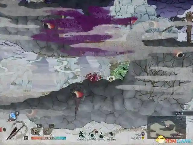 《月风魔传:不朽之月》图文攻略,剧情流程攻略(含“剧情流程”“打法要点”“BOSS战”)。《月风魔传:不朽之月》是一款和风横版动作游戏,游戏采用非线性迷宫,与优秀的砍杀系统融为一体,讲述月族家主持刀维护正义,铲除罪恶的故事。游戏比较硬核,难度和黑魂类似,比较考验玩家的技巧,死亡惩罚也相当重,想挑战高难度或者享受砍杀的刺激的玩家,不妨一试。序章序章教学关,拿上刀,左键攻击,右键格挡,shift闪避,空格跳跃,连击硬直,砍死敌人。按Q或者E射远程,但弹药稀少,一般不用来打小兵。骷髅怪是最低级的敌人,直接上去砍就行了。可以在设置里面自定义按键,将闪避绑定到更舒服的位置,例如笔者将其绑定到鼠标中键,操作难度就大大降低了。跳跃的时候,二段跳可以跳得更远,如果要下去,就空格+S。回到基地,捡起地上的武器开始闯关。这里说一下,每次死亡之后都会返回到这里,进度会被重置,所有道具丢失,这是本游戏最难的地方。边地忌地骷髅兵很好对付,上去连击弄死,弓箭手需要用跳跃躲开,格挡的时候,对操作要求很高,不建议格挡。空格+S跳下去,然后一直往右边走,路上可以开箱子拿到武器,武器随机,品质也是随机,看脸。遇到炸弹怪的时候,除了要躲开炸弹外,主要打法就是上去近战击杀。关于武器,棒子不推荐,这种武器伤害高,但是攻速特别慢,极其容易被敌人攻击,除了棒子这种慢攻速武器,其他的都行,推荐用刀或者双刀。下图这种怪,暂且叫他猛男吧,这种怪拿着棒子,伤害特别高,一下可以打掉你一半的血,所以在战斗的时候,上去砍两刀就闪避走,不要贪刀,要慢慢磨死。走到尽头后,跳下去,再往左边走,路上遇到石碑,互动可以拿到血瓶。在战斗的时候,最好不用格挡,而是用闪避,这样会触发暴击,打出的伤害可以秒掉精英怪。下图这种黄颜色的传送门可以进去逛逛,里面是商店,武器不用买,因为开箱子就能刷到,材料还是值得一买的。走到尽头再上去,下图这里就是出口,进去打BOSS。BOSS战-龙骨鬼第一章BOSS非常好打,跳跃+连击砍头部,这样便可顺带砍到其他部位,造成数倍的伤害,而攻击手部将其摧毁可以瘫痪掉BOSS的武力,如果BOSS发动攻击,就使用跳跃来躲避。打完后,可以用搜集到的材料对武器进行升级,也可以用魂升级自身,建议优先升级技,堆叠武器伤害。业火断崖这一关还是一样的打法,只是要注意鬼脸怪的冲击,可以用格挡挡掉攻击,如果当前武器没有格挡招式,可以用跳跃来躲避。然后就是潜伏在地上的小怪,这种小怪攻击的时候会施加流血效果,务必用高攻速武器打,不要让他攻击到,不然一直流血会很吃亏。流程还是探索地图然后找出口,出口在地图的左边。BOSS战-大百足形态1:盘踞此时跳上去砍就行,因为这样会砍到多个部位,伤害较高。形态2,:侧翼钻地喷射远程此时,远离BOSS,闪避掉远程攻击。如果在BOSS钻出来的时候就跳上去用闪避砍的话,就会触发暴击,打断施法。形态3:撞击大招这个大招非常好躲,BOSS冲过来的时候,跳跃,跳到BOSS身上砍,不仅能躲开攻击,而且也能造成伤害。云霞双峰开局砍掉两边的恶魔眼,驱散迷雾。注意,这一关的出口就在入口上面一层,需要你驱散迷雾才能进去。这一关主要的威胁就是天上的鸟会发射毒炸弹,需要你优先从上面走,将天上的鸟清除掉,不然在和其他敌人混战的时候,容易被炸。然后就是迷雾问题,清除迷雾的方法就是摧毁地图上的恶魔眼,只要跟着紫色迷雾走就能找到。关于拿着大钟的壮汉,打正面会没有伤害,需要闪避绕后,背刺打出伤害。BOSS战-双天鬼这两个BOSS其实也不难,首先去打黄颜色的鬼,不难,跳上去砍就行了。黄颜色鬼残血后,会放大招,也不难躲,地上有黄颜色闪电的,就是BOSS攻击的区域,躲开就行。杀死闪电鬼后,再去打风鬼,风刃的躲法也简单,跳跃避开即可。靠近BOSS,近战上去连击,建议躲在边缘砍。梦幻游廊歌女的打法,远程声波跳跃躲掉,闪避近身砍死。蠕虫是一种很弱的敌人,如果有双刀的话,建议拿双刀砍,右键大风车可以砍死一大片敌人。般若是这一关比较麻烦的敌人,它蓄力后会发动冲击,此时要用闪避绕后背刺,因为只有这样,才能打出伤害,不然如果正面砍的话,没有伤害。来到楼梯口,互动进去。暗世界的出口就是如下图这种传送门,互动之后回到明世界。如下图箭头所指,出口就在最下面一层。BOSS战:土蜘蛛本关的要点:如下图箭头所指,下雪的地方就是BOSS突袭的位置,不要被打中了,一发残血不是闹着玩的。打法就是跑上门连击砍。另外,关卡中会刷一些小怪,只需要让他们数量不要太多就行,留下一两个不杀也没事,专心去打BOSS。强化和激活BOSS战之后就可以强化以及激活武器,强化的意思是,使用材料强化武器,但不会立即生效。如果要让强化生效,就要去激活,将武器的各个技能给点上。另外,武器段位越高,伤害越高,如果要获得高段位武器,就要深入流程,流程越往后,段位越高。荒波大洞游戏的路非常好走,一直往右走到头就行。走在路上的时候,BOSS也会刷出,但仅仅是干扰你,没什么威胁,突出的射弹速度很慢,只要保持移动,就不可能击中你。打人鱼的时候注意了,格挡闪避都不好使,最好的打法就是近身,然后跳跃+攻击,由于人鱼尾部攻击是横扫,只要你在空中,就打不中你。BOSS战:五头水龙没啥难度,直接跳到小船上,砍BOSS就行,建议用矛打,因为范围广,所以能攻击到多个部位。BOSS大招的时候,跳到位置高的小船上就能躲开攻击。无穷雪原这一关,不要走下面,因为全是尖刺陷阱。走上面,路也不难找,一直往左走即可。敌人都是很常见的类型,建议用矛打,三连击硬直非常好用。下图就是本关的地图,可以发现,出口就在最左边的位置。BOSS战:九尾狐九尾狐是最好打的BOSS,BOSS的攻击位置会以红圈标注,非常好躲。BOSS攻击完了后,你就可以去砍它的尾巴了,然后进入二阶段。二阶段同理,也是标注红圈攻击位置,只是数量变多了而已,打法就是站在地图中间,这样容易躲。躲开攻击后,再继续砍,BOSS硬直后,上去砍头,触发必杀即可。古战场遗迹你终于找到了兄长,然而你却发现,兄长因为嫉妒而背叛了家族,必须得大义灭亲!两个阶段,都不难,第一阶段,建议用双刀,上去连击砍翻即可。第二阶段也是同理,和一阶段一样,双刀上去砍,速战速决,不要拖得太久,放大招的时候,用跳跃连击打。古都古都地图难度极高,首先就是陷阱,陷阱会喷射毒雾,让你中毒,但有攻击频率,趁着没有激活的时候,赶紧走掉。然后就是狮鹫,狮鹫的攻击有两段,第一段,冲过来蓄力,第二段,蓄力完了后砸下来重击,所以,只要在第一段蓄力的时候躲开就行。最难打的敌人是下图这种武士,他可以一发打残你,甚至秒杀,所以务必注意了,一定要拉近距离,近战缠斗,不要拉开距离,不然会被远程一发秒。近战的时候,在他攻击的时候,闪避绕后,最好用长矛打,长矛绕后,三连击打出硬直击飞,然后再不断地三连击就行。注意,第一次攻击的时候,一定要绕后三连击,不然攻击会被打断。然后就是冰柱陷阱,一旦被击中就会被冻结,给敌人可乘之机。不过本身没什么伤害。流程也简单,寻找开关,激活传送门,一直深入关卡即可。BOSS战:天津斗须大章鱼BOSS,主要的打法就是先断须,断须能破防,破防后就可以上去砍头,触发必杀技。如下图箭头所指,场景中出现这种影子的时候,其实就代表BOSS攻击的位置,及时躲开,不然会被击中。然后就是下图这种情况,紫色圆盘形成的时候,就要远离,不然会被激光击中。BOSS蓄力大招的时候,站到如下图箭头所指的平台上就能躲开。大章鱼就是最终BOSS,击杀它,你就清理掉了邪恶BOSS,任务完成,游戏完结。插图25 《月风魔传:不朽之月》图文攻略,剧情流程攻略(含“剧情流程”“打法要点”“BOSS战”)。《月风魔传:不朽之月》是一款和风横版动作游戏,游戏采用非线性迷宫,与优秀的砍杀系统融为一体,讲述月族家主持刀维护正义,铲除罪恶的故事。游戏比较硬核,难度和黑魂类似,比较考验玩家的技巧,死亡惩罚也相当重,想挑战高难度或者享受砍杀的刺激的玩家,不妨一试。序章序章教学关,拿上刀,左键攻击,右键格挡,shift闪避,空格跳跃,连击硬直,砍死敌人。按Q或者E射远程,但弹药稀少,一般不用来打小兵。骷髅怪是最低级的敌人,直接上去砍就行了。可以在设置里面自定义按键,将闪避绑定到更舒服的位置,例如笔者将其绑定到鼠标中键,操作难度就大大降低了。跳跃的时候,二段跳可以跳得更远,如果要下去,就空格+S。回到基地,捡起地上的武器开始闯关。这里说一下,每次死亡之后都会返回到这里,进度会被重置,所有道具丢失,这是本游戏最难的地方。边地忌地骷髅兵很好对付,上去连击弄死,弓箭手需要用跳跃躲开,格挡的时候,对操作要求很高,不建议格挡。空格+S跳下去,然后一直往右边走,路上可以开箱子拿到武器,武器随机,品质也是随机,看脸。遇到炸弹怪的时候,除了要躲开炸弹外,主要打法就是上去近战击杀。关于武器,棒子不推荐,这种武器伤害高,但是攻速特别慢,极其容易被敌人攻击,除了棒子这种慢攻速武器,其他的都行,推荐用刀或者双刀。下图这种怪,暂且叫他猛男吧,这种怪拿着棒子,伤害特别高,一下可以打掉你一半的血,所以在战斗的时候,上去砍两刀就闪避走,不要贪刀,要慢慢磨死。走到尽头后,跳下去,再往左边走,路上遇到石碑,互动可以拿到血瓶。在战斗的时候,最好不用格挡,而是用闪避,这样会触发暴击,打出的伤害可以秒掉精英怪。下图这种黄颜色的传送门可以进去逛逛,里面是商店,武器不用买,因为开箱子就能刷到,材料还是值得一买的。走到尽头再上去,下图这里就是出口,进去打BOSS。BOSS战-龙骨鬼第一章BOSS非常好打,跳跃+连击砍头部,这样便可顺带砍到其他部位,造成数倍的伤害,而攻击手部将其摧毁可以瘫痪掉BOSS的武力,如果BOSS发动攻击,就使用跳跃来躲避。打完后,可以用搜集到的材料对武器进行升级,也可以用魂升级自身,建议优先升级技,堆叠武器伤害。业火断崖这一关还是一样的打法,只是要注意鬼脸怪的冲击,可以用格挡挡掉攻击,如果当前武器没有格挡招式,可以用跳跃来躲避。然后就是潜伏在地上的小怪,这种小怪攻击的时候会施加流血效果,务必用高攻速武器打,不要让他攻击到,不然一直流血会很吃亏。流程还是探索地图然后找出口,出口在地图的左边。BOSS战-大百足形态1:盘踞此时跳上去砍就行,因为这样会砍到多个部位,伤害较高。形态2,:侧翼钻地喷射远程此时,远离BOSS,闪避掉远程攻击。如果在BOSS钻出来的时候就跳上去用闪避砍的话,就会触发暴击,打断施法。形态3:撞击大招这个大招非常好躲,BOSS冲过来的时候,跳跃,跳到BOSS身上砍,不仅能躲开攻击,而且也能造成伤害。云霞双峰开局砍掉两边的恶魔眼,驱散迷雾。注意,这一关的出口就在入口上面一层,需要你驱散迷雾才能进去。这一关主要的威胁就是天上的鸟会发射毒炸弹,需要你优先从上面走,将天上的鸟清除掉,不然在和其他敌人混战的时候,容易被炸。然后就是迷雾问题,清除迷雾的方法就是摧毁地图上的恶魔眼,只要跟着紫色迷雾走就能找到。关于拿着大钟的壮汉,打正面会没有伤害,需要闪避绕后,背刺打出伤害。BOSS战-双天鬼这两个BOSS其实也不难,首先去打黄颜色的鬼,不难,跳上去砍就行了。黄颜色鬼残血后,会放大招,也不难躲,地上有黄颜色闪电的,就是BOSS攻击的区域,躲开就行。杀死闪电鬼后,再去打风鬼,风刃的躲法也简单,跳跃避开即可。靠近BOSS,近战上去连击,建议躲在边缘砍。梦幻游廊歌女的打法,远程声波跳跃躲掉,闪避近身砍死。蠕虫是一种很弱的敌人,如果有双刀的话,建议拿双刀砍,右键大风车可以砍死一大片敌人。般若是这一关比较麻烦的敌人,它蓄力后会发动冲击,此时要用闪避绕后背刺,因为只有这样,才能打出伤害,不然如果正面砍的话,没有伤害。来到楼梯口,互动进去。暗世界的出口就是如下图这种传送门,互动之后回到明世界。如下图箭头所指,出口就在最下面一层。BOSS战:土蜘蛛本关的要点:如下图箭头所指,下雪的地方就是BOSS突袭的位置,不要被打中了,一发残血不是闹着玩的。打法就是跑上门连击砍。另外,关卡中会刷一些小怪,只需要让他们数量不要太多就行,留下一两个不杀也没事,专心去打BOSS。强化和激活BOSS战之后就可以强化以及激活武器,强化的意思是,使用材料强化武器,但不会立即生效。如果要让强化生效,就要去激活,将武器的各个技能给点上。另外,武器段位越高,伤害越高,如果要获得高段位武器,就要深入流程,流程越往后,段位越高。荒波大洞游戏的路非常好走,一直往右走到头就行。走在路上的时候,BOSS也会刷出,但仅仅是干扰你,没什么威胁,突出的射弹速度很慢,只要保持移动,就不可能击中你。打人鱼的时候注意了,格挡闪避都不好使,最好的打法就是近身,然后跳跃+攻击,由于人鱼尾部攻击是横扫,只要你在空中,就打不中你。BOSS战:五头水龙没啥难度,直接跳到小船上,砍BOSS就行,建议用矛打,因为范围广,所以能攻击到多个部位。BOSS大招的时候,跳到位置高的小船上就能躲开攻击。无穷雪原这一关,不要走下面,因为全是尖刺陷阱。走上面,路也不难找,一直往左走即可。敌人都是很常见的类型,建议用矛打,三连击硬直非常好用。下图就是本关的地图,可以发现,出口就在最左边的位置。BOSS战:九尾狐九尾狐是最好打的BOSS,BOSS的攻击位置会以红圈标注,非常好躲。BOSS攻击完了后,你就可以去砍它的尾巴了,然后进入二阶段。二阶段同理,也是标注红圈攻击位置,只是数量变多了而已,打法就是站在地图中间,这样容易躲。躲开攻击后,再继续砍,BOSS硬直后,上去砍头,触发必杀即可。古战场遗迹你终于找到了兄长,然而你却发现,兄长因为嫉妒而背叛了家族,必须得大义灭亲!两个阶段,都不难,第一阶段,建议用双刀,上去连击砍翻即可。第二阶段也是同理,和一阶段一样,双刀上去砍,速战速决,不要拖得太久,放大招的时候,用跳跃连击打。古都古都地图难度极高,首先就是陷阱,陷阱会喷射毒雾,让你中毒,但有攻击频率,趁着没有激活的时候,赶紧走掉。然后就是狮鹫,狮鹫的攻击有两段,第一段,冲过来蓄力,第二段,蓄力完了后砸下来重击,所以,只要在第一段蓄力的时候躲开就行。最难打的敌人是下图这种武士,他可以一发打残你,甚至秒杀,所以务必注意了,一定要拉近距离,近战缠斗,不要拉开距离,不然会被远程一发秒。近战的时候,在他攻击的时候,闪避绕后,最好用长矛打,长矛绕后,三连击打出硬直击飞,然后再不断地三连击就行。注意,第一次攻击的时候,一定要绕后三连击,不然攻击会被打断。然后就是冰柱陷阱,一旦被击中就会被冻结,给敌人可乘之机。不过本身没什么伤害。流程也简单,寻找开关,激活传送门,一直深入关卡即可。BOSS战:天津斗须大章鱼BOSS,主要的打法就是先断须,断须能破防,破防后就可以上去砍头,触发必杀技。如下图箭头所指,场景中出现这种影子的时候,其实就代表BOSS攻击的位置,及时躲开,不然会被击中。然后就是下图这种情况,紫色圆盘形成的时候,就要远离,不然会被激光击中。BOSS蓄力大招的时候,站到如下图箭头所指的平台上就能躲开。大章鱼就是最终BOSS,击杀它,你就清理掉了邪恶BOSS,任务完成,游戏完结。插图25