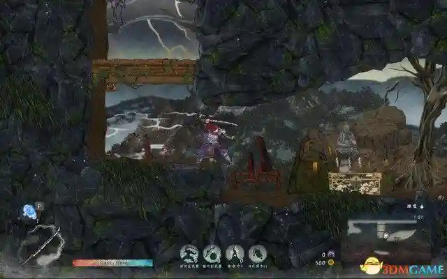 《月风魔传:不朽之月》图文攻略,剧情流程攻略(含“剧情流程”“打法要点”“BOSS战”)。《月风魔传:不朽之月》是一款和风横版动作游戏,游戏采用非线性迷宫,与优秀的砍杀系统融为一体,讲述月族家主持刀维护正义,铲除罪恶的故事。游戏比较硬核,难度和黑魂类似,比较考验玩家的技巧,死亡惩罚也相当重,想挑战高难度或者享受砍杀的刺激的玩家,不妨一试。序章序章教学关,拿上刀,左键攻击,右键格挡,shift闪避,空格跳跃,连击硬直,砍死敌人。按Q或者E射远程,但弹药稀少,一般不用来打小兵。骷髅怪是最低级的敌人,直接上去砍就行了。可以在设置里面自定义按键,将闪避绑定到更舒服的位置,例如笔者将其绑定到鼠标中键,操作难度就大大降低了。跳跃的时候,二段跳可以跳得更远,如果要下去,就空格+S。回到基地,捡起地上的武器开始闯关。这里说一下,每次死亡之后都会返回到这里,进度会被重置,所有道具丢失,这是本游戏最难的地方。边地忌地骷髅兵很好对付,上去连击弄死,弓箭手需要用跳跃躲开,格挡的时候,对操作要求很高,不建议格挡。空格+S跳下去,然后一直往右边走,路上可以开箱子拿到武器,武器随机,品质也是随机,看脸。遇到炸弹怪的时候,除了要躲开炸弹外,主要打法就是上去近战击杀。关于武器,棒子不推荐,这种武器伤害高,但是攻速特别慢,极其容易被敌人攻击,除了棒子这种慢攻速武器,其他的都行,推荐用刀或者双刀。下图这种怪,暂且叫他猛男吧,这种怪拿着棒子,伤害特别高,一下可以打掉你一半的血,所以在战斗的时候,上去砍两刀就闪避走,不要贪刀,要慢慢磨死。走到尽头后,跳下去,再往左边走,路上遇到石碑,互动可以拿到血瓶。在战斗的时候,最好不用格挡,而是用闪避,这样会触发暴击,打出的伤害可以秒掉精英怪。下图这种黄颜色的传送门可以进去逛逛,里面是商店,武器不用买,因为开箱子就能刷到,材料还是值得一买的。走到尽头再上去,下图这里就是出口,进去打BOSS。BOSS战-龙骨鬼第一章BOSS非常好打,跳跃+连击砍头部,这样便可顺带砍到其他部位,造成数倍的伤害,而攻击手部将其摧毁可以瘫痪掉BOSS的武力,如果BOSS发动攻击,就使用跳跃来躲避。打完后,可以用搜集到的材料对武器进行升级,也可以用魂升级自身,建议优先升级技,堆叠武器伤害。业火断崖这一关还是一样的打法,只是要注意鬼脸怪的冲击,可以用格挡挡掉攻击,如果当前武器没有格挡招式,可以用跳跃来躲避。然后就是潜伏在地上的小怪,这种小怪攻击的时候会施加流血效果,务必用高攻速武器打,不要让他攻击到,不然一直流血会很吃亏。流程还是探索地图然后找出口,出口在地图的左边。BOSS战-大百足形态1:盘踞此时跳上去砍就行,因为这样会砍到多个部位,伤害较高。形态2,:侧翼钻地喷射远程此时,远离BOSS,闪避掉远程攻击。如果在BOSS钻出来的时候就跳上去用闪避砍的话,就会触发暴击,打断施法。形态3:撞击大招这个大招非常好躲,BOSS冲过来的时候,跳跃,跳到BOSS身上砍,不仅能躲开攻击,而且也能造成伤害。云霞双峰开局砍掉两边的恶魔眼,驱散迷雾。注意,这一关的出口就在入口上面一层,需要你驱散迷雾才能进去。这一关主要的威胁就是天上的鸟会发射毒炸弹,需要你优先从上面走,将天上的鸟清除掉,不然在和其他敌人混战的时候,容易被炸。然后就是迷雾问题,清除迷雾的方法就是摧毁地图上的恶魔眼,只要跟着紫色迷雾走就能找到。关于拿着大钟的壮汉,打正面会没有伤害,需要闪避绕后,背刺打出伤害。BOSS战-双天鬼这两个BOSS其实也不难,首先去打黄颜色的鬼,不难,跳上去砍就行了。黄颜色鬼残血后,会放大招,也不难躲,地上有黄颜色闪电的,就是BOSS攻击的区域,躲开就行。杀死闪电鬼后,再去打风鬼,风刃的躲法也简单,跳跃避开即可。靠近BOSS,近战上去连击,建议躲在边缘砍。梦幻游廊歌女的打法,远程声波跳跃躲掉,闪避近身砍死。蠕虫是一种很弱的敌人,如果有双刀的话,建议拿双刀砍,右键大风车可以砍死一大片敌人。般若是这一关比较麻烦的敌人,它蓄力后会发动冲击,此时要用闪避绕后背刺,因为只有这样,才能打出伤害,不然如果正面砍的话,没有伤害。来到楼梯口,互动进去。暗世界的出口就是如下图这种传送门,互动之后回到明世界。如下图箭头所指,出口就在最下面一层。BOSS战:土蜘蛛本关的要点:如下图箭头所指,下雪的地方就是BOSS突袭的位置,不要被打中了,一发残血不是闹着玩的。打法就是跑上门连击砍。另外,关卡中会刷一些小怪,只需要让他们数量不要太多就行,留下一两个不杀也没事,专心去打BOSS。强化和激活BOSS战之后就可以强化以及激活武器,强化的意思是,使用材料强化武器,但不会立即生效。如果要让强化生效,就要去激活,将武器的各个技能给点上。另外,武器段位越高,伤害越高,如果要获得高段位武器,就要深入流程,流程越往后,段位越高。荒波大洞游戏的路非常好走,一直往右走到头就行。走在路上的时候,BOSS也会刷出,但仅仅是干扰你,没什么威胁,突出的射弹速度很慢,只要保持移动,就不可能击中你。打人鱼的时候注意了,格挡闪避都不好使,最好的打法就是近身,然后跳跃+攻击,由于人鱼尾部攻击是横扫,只要你在空中,就打不中你。BOSS战:五头水龙没啥难度,直接跳到小船上,砍BOSS就行,建议用矛打,因为范围广,所以能攻击到多个部位。BOSS大招的时候,跳到位置高的小船上就能躲开攻击。无穷雪原这一关,不要走下面,因为全是尖刺陷阱。走上面,路也不难找,一直往左走即可。敌人都是很常见的类型,建议用矛打,三连击硬直非常好用。下图就是本关的地图,可以发现,出口就在最左边的位置。BOSS战:九尾狐九尾狐是最好打的BOSS,BOSS的攻击位置会以红圈标注,非常好躲。BOSS攻击完了后,你就可以去砍它的尾巴了,然后进入二阶段。二阶段同理,也是标注红圈攻击位置,只是数量变多了而已,打法就是站在地图中间,这样容易躲。躲开攻击后,再继续砍,BOSS硬直后,上去砍头,触发必杀即可。古战场遗迹你终于找到了兄长,然而你却发现,兄长因为嫉妒而背叛了家族,必须得大义灭亲!两个阶段,都不难,第一阶段,建议用双刀,上去连击砍翻即可。第二阶段也是同理,和一阶段一样,双刀上去砍,速战速决,不要拖得太久,放大招的时候,用跳跃连击打。古都古都地图难度极高,首先就是陷阱,陷阱会喷射毒雾,让你中毒,但有攻击频率,趁着没有激活的时候,赶紧走掉。然后就是狮鹫,狮鹫的攻击有两段,第一段,冲过来蓄力,第二段,蓄力完了后砸下来重击,所以,只要在第一段蓄力的时候躲开就行。最难打的敌人是下图这种武士,他可以一发打残你,甚至秒杀,所以务必注意了,一定要拉近距离,近战缠斗,不要拉开距离,不然会被远程一发秒。近战的时候,在他攻击的时候,闪避绕后,最好用长矛打,长矛绕后,三连击打出硬直击飞,然后再不断地三连击就行。注意,第一次攻击的时候,一定要绕后三连击,不然攻击会被打断。然后就是冰柱陷阱,一旦被击中就会被冻结,给敌人可乘之机。不过本身没什么伤害。流程也简单,寻找开关,激活传送门,一直深入关卡即可。BOSS战:天津斗须大章鱼BOSS,主要的打法就是先断须,断须能破防,破防后就可以上去砍头,触发必杀技。如下图箭头所指,场景中出现这种影子的时候,其实就代表BOSS攻击的位置,及时躲开,不然会被击中。然后就是下图这种情况,紫色圆盘形成的时候,就要远离,不然会被激光击中。BOSS蓄力大招的时候,站到如下图箭头所指的平台上就能躲开。大章鱼就是最终BOSS,击杀它,你就清理掉了邪恶BOSS,任务完成,游戏完结。插图7 《月风魔传:不朽之月》图文攻略,剧情流程攻略(含“剧情流程”“打法要点”“BOSS战”)。《月风魔传:不朽之月》是一款和风横版动作游戏,游戏采用非线性迷宫,与优秀的砍杀系统融为一体,讲述月族家主持刀维护正义,铲除罪恶的故事。游戏比较硬核,难度和黑魂类似,比较考验玩家的技巧,死亡惩罚也相当重,想挑战高难度或者享受砍杀的刺激的玩家,不妨一试。序章序章教学关,拿上刀,左键攻击,右键格挡,shift闪避,空格跳跃,连击硬直,砍死敌人。按Q或者E射远程,但弹药稀少,一般不用来打小兵。骷髅怪是最低级的敌人,直接上去砍就行了。可以在设置里面自定义按键,将闪避绑定到更舒服的位置,例如笔者将其绑定到鼠标中键,操作难度就大大降低了。跳跃的时候,二段跳可以跳得更远,如果要下去,就空格+S。回到基地,捡起地上的武器开始闯关。这里说一下,每次死亡之后都会返回到这里,进度会被重置,所有道具丢失,这是本游戏最难的地方。边地忌地骷髅兵很好对付,上去连击弄死,弓箭手需要用跳跃躲开,格挡的时候,对操作要求很高,不建议格挡。空格+S跳下去,然后一直往右边走,路上可以开箱子拿到武器,武器随机,品质也是随机,看脸。遇到炸弹怪的时候,除了要躲开炸弹外,主要打法就是上去近战击杀。关于武器,棒子不推荐,这种武器伤害高,但是攻速特别慢,极其容易被敌人攻击,除了棒子这种慢攻速武器,其他的都行,推荐用刀或者双刀。下图这种怪,暂且叫他猛男吧,这种怪拿着棒子,伤害特别高,一下可以打掉你一半的血,所以在战斗的时候,上去砍两刀就闪避走,不要贪刀,要慢慢磨死。走到尽头后,跳下去,再往左边走,路上遇到石碑,互动可以拿到血瓶。在战斗的时候,最好不用格挡,而是用闪避,这样会触发暴击,打出的伤害可以秒掉精英怪。下图这种黄颜色的传送门可以进去逛逛,里面是商店,武器不用买,因为开箱子就能刷到,材料还是值得一买的。走到尽头再上去,下图这里就是出口,进去打BOSS。BOSS战-龙骨鬼第一章BOSS非常好打,跳跃+连击砍头部,这样便可顺带砍到其他部位,造成数倍的伤害,而攻击手部将其摧毁可以瘫痪掉BOSS的武力,如果BOSS发动攻击,就使用跳跃来躲避。打完后,可以用搜集到的材料对武器进行升级,也可以用魂升级自身,建议优先升级技,堆叠武器伤害。业火断崖这一关还是一样的打法,只是要注意鬼脸怪的冲击,可以用格挡挡掉攻击,如果当前武器没有格挡招式,可以用跳跃来躲避。然后就是潜伏在地上的小怪,这种小怪攻击的时候会施加流血效果,务必用高攻速武器打,不要让他攻击到,不然一直流血会很吃亏。流程还是探索地图然后找出口,出口在地图的左边。BOSS战-大百足形态1:盘踞此时跳上去砍就行,因为这样会砍到多个部位,伤害较高。形态2,:侧翼钻地喷射远程此时,远离BOSS,闪避掉远程攻击。如果在BOSS钻出来的时候就跳上去用闪避砍的话,就会触发暴击,打断施法。形态3:撞击大招这个大招非常好躲,BOSS冲过来的时候,跳跃,跳到BOSS身上砍,不仅能躲开攻击,而且也能造成伤害。云霞双峰开局砍掉两边的恶魔眼,驱散迷雾。注意,这一关的出口就在入口上面一层,需要你驱散迷雾才能进去。这一关主要的威胁就是天上的鸟会发射毒炸弹,需要你优先从上面走,将天上的鸟清除掉,不然在和其他敌人混战的时候,容易被炸。然后就是迷雾问题,清除迷雾的方法就是摧毁地图上的恶魔眼,只要跟着紫色迷雾走就能找到。关于拿着大钟的壮汉,打正面会没有伤害,需要闪避绕后,背刺打出伤害。BOSS战-双天鬼这两个BOSS其实也不难,首先去打黄颜色的鬼,不难,跳上去砍就行了。黄颜色鬼残血后,会放大招,也不难躲,地上有黄颜色闪电的,就是BOSS攻击的区域,躲开就行。杀死闪电鬼后,再去打风鬼,风刃的躲法也简单,跳跃避开即可。靠近BOSS,近战上去连击,建议躲在边缘砍。梦幻游廊歌女的打法,远程声波跳跃躲掉,闪避近身砍死。蠕虫是一种很弱的敌人,如果有双刀的话,建议拿双刀砍,右键大风车可以砍死一大片敌人。般若是这一关比较麻烦的敌人,它蓄力后会发动冲击,此时要用闪避绕后背刺,因为只有这样,才能打出伤害,不然如果正面砍的话,没有伤害。来到楼梯口,互动进去。暗世界的出口就是如下图这种传送门,互动之后回到明世界。如下图箭头所指,出口就在最下面一层。BOSS战:土蜘蛛本关的要点:如下图箭头所指,下雪的地方就是BOSS突袭的位置,不要被打中了,一发残血不是闹着玩的。打法就是跑上门连击砍。另外,关卡中会刷一些小怪,只需要让他们数量不要太多就行,留下一两个不杀也没事,专心去打BOSS。强化和激活BOSS战之后就可以强化以及激活武器,强化的意思是,使用材料强化武器,但不会立即生效。如果要让强化生效,就要去激活,将武器的各个技能给点上。另外,武器段位越高,伤害越高,如果要获得高段位武器,就要深入流程,流程越往后,段位越高。荒波大洞游戏的路非常好走,一直往右走到头就行。走在路上的时候,BOSS也会刷出,但仅仅是干扰你,没什么威胁,突出的射弹速度很慢,只要保持移动,就不可能击中你。打人鱼的时候注意了,格挡闪避都不好使,最好的打法就是近身,然后跳跃+攻击,由于人鱼尾部攻击是横扫,只要你在空中,就打不中你。BOSS战:五头水龙没啥难度,直接跳到小船上,砍BOSS就行,建议用矛打,因为范围广,所以能攻击到多个部位。BOSS大招的时候,跳到位置高的小船上就能躲开攻击。无穷雪原这一关,不要走下面,因为全是尖刺陷阱。走上面,路也不难找,一直往左走即可。敌人都是很常见的类型,建议用矛打,三连击硬直非常好用。下图就是本关的地图,可以发现,出口就在最左边的位置。BOSS战:九尾狐九尾狐是最好打的BOSS,BOSS的攻击位置会以红圈标注,非常好躲。BOSS攻击完了后,你就可以去砍它的尾巴了,然后进入二阶段。二阶段同理,也是标注红圈攻击位置,只是数量变多了而已,打法就是站在地图中间,这样容易躲。躲开攻击后,再继续砍,BOSS硬直后,上去砍头,触发必杀即可。古战场遗迹你终于找到了兄长,然而你却发现,兄长因为嫉妒而背叛了家族,必须得大义灭亲!两个阶段,都不难,第一阶段,建议用双刀,上去连击砍翻即可。第二阶段也是同理,和一阶段一样,双刀上去砍,速战速决,不要拖得太久,放大招的时候,用跳跃连击打。古都古都地图难度极高,首先就是陷阱,陷阱会喷射毒雾,让你中毒,但有攻击频率,趁着没有激活的时候,赶紧走掉。然后就是狮鹫,狮鹫的攻击有两段,第一段,冲过来蓄力,第二段,蓄力完了后砸下来重击,所以,只要在第一段蓄力的时候躲开就行。最难打的敌人是下图这种武士,他可以一发打残你,甚至秒杀,所以务必注意了,一定要拉近距离,近战缠斗,不要拉开距离,不然会被远程一发秒。近战的时候,在他攻击的时候,闪避绕后,最好用长矛打,长矛绕后,三连击打出硬直击飞,然后再不断地三连击就行。注意,第一次攻击的时候,一定要绕后三连击,不然攻击会被打断。然后就是冰柱陷阱,一旦被击中就会被冻结,给敌人可乘之机。不过本身没什么伤害。流程也简单,寻找开关,激活传送门,一直深入关卡即可。BOSS战:天津斗须大章鱼BOSS,主要的打法就是先断须,断须能破防,破防后就可以上去砍头,触发必杀技。如下图箭头所指,场景中出现这种影子的时候,其实就代表BOSS攻击的位置,及时躲开,不然会被击中。然后就是下图这种情况,紫色圆盘形成的时候,就要远离,不然会被激光击中。BOSS蓄力大招的时候,站到如下图箭头所指的平台上就能躲开。大章鱼就是最终BOSS,击杀它,你就清理掉了邪恶BOSS,任务完成,游戏完结。插图7