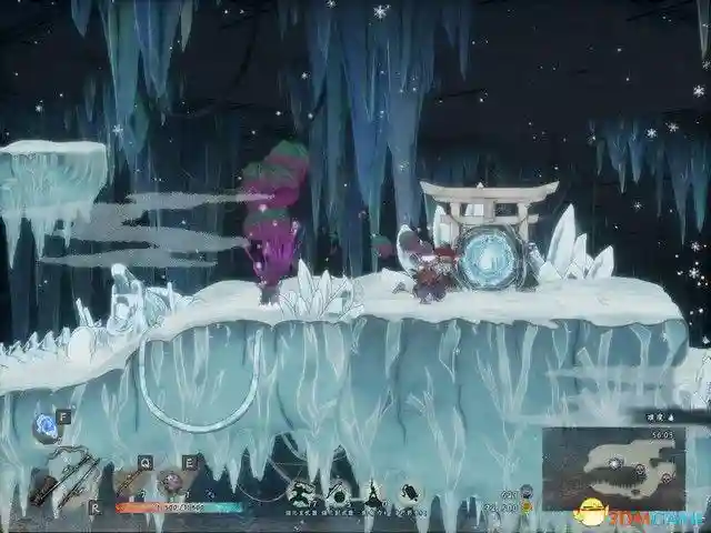 《月风魔传:不朽之月》图文攻略,剧情流程攻略(含“剧情流程”“打法要点”“BOSS战”)。《月风魔传:不朽之月》是一款和风横版动作游戏,游戏采用非线性迷宫,与优秀的砍杀系统融为一体,讲述月族家主持刀维护正义,铲除罪恶的故事。游戏比较硬核,难度和黑魂类似,比较考验玩家的技巧,死亡惩罚也相当重,想挑战高难度或者享受砍杀的刺激的玩家,不妨一试。序章序章教学关,拿上刀,左键攻击,右键格挡,shift闪避,空格跳跃,连击硬直,砍死敌人。按Q或者E射远程,但弹药稀少,一般不用来打小兵。骷髅怪是最低级的敌人,直接上去砍就行了。可以在设置里面自定义按键,将闪避绑定到更舒服的位置,例如笔者将其绑定到鼠标中键,操作难度就大大降低了。跳跃的时候,二段跳可以跳得更远,如果要下去,就空格+S。回到基地,捡起地上的武器开始闯关。这里说一下,每次死亡之后都会返回到这里,进度会被重置,所有道具丢失,这是本游戏最难的地方。边地忌地骷髅兵很好对付,上去连击弄死,弓箭手需要用跳跃躲开,格挡的时候,对操作要求很高,不建议格挡。空格+S跳下去,然后一直往右边走,路上可以开箱子拿到武器,武器随机,品质也是随机,看脸。遇到炸弹怪的时候,除了要躲开炸弹外,主要打法就是上去近战击杀。关于武器,棒子不推荐,这种武器伤害高,但是攻速特别慢,极其容易被敌人攻击,除了棒子这种慢攻速武器,其他的都行,推荐用刀或者双刀。下图这种怪,暂且叫他猛男吧,这种怪拿着棒子,伤害特别高,一下可以打掉你一半的血,所以在战斗的时候,上去砍两刀就闪避走,不要贪刀,要慢慢磨死。走到尽头后,跳下去,再往左边走,路上遇到石碑,互动可以拿到血瓶。在战斗的时候,最好不用格挡,而是用闪避,这样会触发暴击,打出的伤害可以秒掉精英怪。下图这种黄颜色的传送门可以进去逛逛,里面是商店,武器不用买,因为开箱子就能刷到,材料还是值得一买的。走到尽头再上去,下图这里就是出口,进去打BOSS。BOSS战-龙骨鬼第一章BOSS非常好打,跳跃+连击砍头部,这样便可顺带砍到其他部位,造成数倍的伤害,而攻击手部将其摧毁可以瘫痪掉BOSS的武力,如果BOSS发动攻击,就使用跳跃来躲避。打完后,可以用搜集到的材料对武器进行升级,也可以用魂升级自身,建议优先升级技,堆叠武器伤害。业火断崖这一关还是一样的打法,只是要注意鬼脸怪的冲击,可以用格挡挡掉攻击,如果当前武器没有格挡招式,可以用跳跃来躲避。然后就是潜伏在地上的小怪,这种小怪攻击的时候会施加流血效果,务必用高攻速武器打,不要让他攻击到,不然一直流血会很吃亏。流程还是探索地图然后找出口,出口在地图的左边。BOSS战-大百足形态1:盘踞此时跳上去砍就行,因为这样会砍到多个部位,伤害较高。形态2,:侧翼钻地喷射远程此时,远离BOSS,闪避掉远程攻击。如果在BOSS钻出来的时候就跳上去用闪避砍的话,就会触发暴击,打断施法。形态3:撞击大招这个大招非常好躲,BOSS冲过来的时候,跳跃,跳到BOSS身上砍,不仅能躲开攻击,而且也能造成伤害。云霞双峰开局砍掉两边的恶魔眼,驱散迷雾。注意,这一关的出口就在入口上面一层,需要你驱散迷雾才能进去。这一关主要的威胁就是天上的鸟会发射毒炸弹,需要你优先从上面走,将天上的鸟清除掉,不然在和其他敌人混战的时候,容易被炸。然后就是迷雾问题,清除迷雾的方法就是摧毁地图上的恶魔眼,只要跟着紫色迷雾走就能找到。关于拿着大钟的壮汉,打正面会没有伤害,需要闪避绕后,背刺打出伤害。BOSS战-双天鬼这两个BOSS其实也不难,首先去打黄颜色的鬼,不难,跳上去砍就行了。黄颜色鬼残血后,会放大招,也不难躲,地上有黄颜色闪电的,就是BOSS攻击的区域,躲开就行。杀死闪电鬼后,再去打风鬼,风刃的躲法也简单,跳跃避开即可。靠近BOSS,近战上去连击,建议躲在边缘砍。梦幻游廊歌女的打法,远程声波跳跃躲掉,闪避近身砍死。蠕虫是一种很弱的敌人,如果有双刀的话,建议拿双刀砍,右键大风车可以砍死一大片敌人。般若是这一关比较麻烦的敌人,它蓄力后会发动冲击,此时要用闪避绕后背刺,因为只有这样,才能打出伤害,不然如果正面砍的话,没有伤害。来到楼梯口,互动进去。暗世界的出口就是如下图这种传送门,互动之后回到明世界。如下图箭头所指,出口就在最下面一层。BOSS战:土蜘蛛本关的要点:如下图箭头所指,下雪的地方就是BOSS突袭的位置,不要被打中了,一发残血不是闹着玩的。打法就是跑上门连击砍。另外,关卡中会刷一些小怪,只需要让他们数量不要太多就行,留下一两个不杀也没事,专心去打BOSS。强化和激活BOSS战之后就可以强化以及激活武器,强化的意思是,使用材料强化武器,但不会立即生效。如果要让强化生效,就要去激活,将武器的各个技能给点上。另外,武器段位越高,伤害越高,如果要获得高段位武器,就要深入流程,流程越往后,段位越高。荒波大洞游戏的路非常好走,一直往右走到头就行。走在路上的时候,BOSS也会刷出,但仅仅是干扰你,没什么威胁,突出的射弹速度很慢,只要保持移动,就不可能击中你。打人鱼的时候注意了,格挡闪避都不好使,最好的打法就是近身,然后跳跃+攻击,由于人鱼尾部攻击是横扫,只要你在空中,就打不中你。BOSS战:五头水龙没啥难度,直接跳到小船上,砍BOSS就行,建议用矛打,因为范围广,所以能攻击到多个部位。BOSS大招的时候,跳到位置高的小船上就能躲开攻击。无穷雪原这一关,不要走下面,因为全是尖刺陷阱。走上面,路也不难找,一直往左走即可。敌人都是很常见的类型,建议用矛打,三连击硬直非常好用。下图就是本关的地图,可以发现,出口就在最左边的位置。BOSS战:九尾狐九尾狐是最好打的BOSS,BOSS的攻击位置会以红圈标注,非常好躲。BOSS攻击完了后,你就可以去砍它的尾巴了,然后进入二阶段。二阶段同理,也是标注红圈攻击位置,只是数量变多了而已,打法就是站在地图中间,这样容易躲。躲开攻击后,再继续砍,BOSS硬直后,上去砍头,触发必杀即可。古战场遗迹你终于找到了兄长,然而你却发现,兄长因为嫉妒而背叛了家族,必须得大义灭亲!两个阶段,都不难,第一阶段,建议用双刀,上去连击砍翻即可。第二阶段也是同理,和一阶段一样,双刀上去砍,速战速决,不要拖得太久,放大招的时候,用跳跃连击打。古都古都地图难度极高,首先就是陷阱,陷阱会喷射毒雾,让你中毒,但有攻击频率,趁着没有激活的时候,赶紧走掉。然后就是狮鹫,狮鹫的攻击有两段,第一段,冲过来蓄力,第二段,蓄力完了后砸下来重击,所以,只要在第一段蓄力的时候躲开就行。最难打的敌人是下图这种武士,他可以一发打残你,甚至秒杀,所以务必注意了,一定要拉近距离,近战缠斗,不要拉开距离,不然会被远程一发秒。近战的时候,在他攻击的时候,闪避绕后,最好用长矛打,长矛绕后,三连击打出硬直击飞,然后再不断地三连击就行。注意,第一次攻击的时候,一定要绕后三连击,不然攻击会被打断。然后就是冰柱陷阱,一旦被击中就会被冻结,给敌人可乘之机。不过本身没什么伤害。流程也简单,寻找开关,激活传送门,一直深入关卡即可。BOSS战:天津斗须大章鱼BOSS,主要的打法就是先断须,断须能破防,破防后就可以上去砍头,触发必杀技。如下图箭头所指,场景中出现这种影子的时候,其实就代表BOSS攻击的位置,及时躲开,不然会被击中。然后就是下图这种情况,紫色圆盘形成的时候,就要远离,不然会被激光击中。BOSS蓄力大招的时候,站到如下图箭头所指的平台上就能躲开。大章鱼就是最终BOSS,击杀它,你就清理掉了邪恶BOSS,任务完成,游戏完结。插图54 《月风魔传:不朽之月》图文攻略,剧情流程攻略(含“剧情流程”“打法要点”“BOSS战”)。《月风魔传:不朽之月》是一款和风横版动作游戏,游戏采用非线性迷宫,与优秀的砍杀系统融为一体,讲述月族家主持刀维护正义,铲除罪恶的故事。游戏比较硬核,难度和黑魂类似,比较考验玩家的技巧,死亡惩罚也相当重,想挑战高难度或者享受砍杀的刺激的玩家,不妨一试。序章序章教学关,拿上刀,左键攻击,右键格挡,shift闪避,空格跳跃,连击硬直,砍死敌人。按Q或者E射远程,但弹药稀少,一般不用来打小兵。骷髅怪是最低级的敌人,直接上去砍就行了。可以在设置里面自定义按键,将闪避绑定到更舒服的位置,例如笔者将其绑定到鼠标中键,操作难度就大大降低了。跳跃的时候,二段跳可以跳得更远,如果要下去,就空格+S。回到基地,捡起地上的武器开始闯关。这里说一下,每次死亡之后都会返回到这里,进度会被重置,所有道具丢失,这是本游戏最难的地方。边地忌地骷髅兵很好对付,上去连击弄死,弓箭手需要用跳跃躲开,格挡的时候,对操作要求很高,不建议格挡。空格+S跳下去,然后一直往右边走,路上可以开箱子拿到武器,武器随机,品质也是随机,看脸。遇到炸弹怪的时候,除了要躲开炸弹外,主要打法就是上去近战击杀。关于武器,棒子不推荐,这种武器伤害高,但是攻速特别慢,极其容易被敌人攻击,除了棒子这种慢攻速武器,其他的都行,推荐用刀或者双刀。下图这种怪,暂且叫他猛男吧,这种怪拿着棒子,伤害特别高,一下可以打掉你一半的血,所以在战斗的时候,上去砍两刀就闪避走,不要贪刀,要慢慢磨死。走到尽头后,跳下去,再往左边走,路上遇到石碑,互动可以拿到血瓶。在战斗的时候,最好不用格挡,而是用闪避,这样会触发暴击,打出的伤害可以秒掉精英怪。下图这种黄颜色的传送门可以进去逛逛,里面是商店,武器不用买,因为开箱子就能刷到,材料还是值得一买的。走到尽头再上去,下图这里就是出口,进去打BOSS。BOSS战-龙骨鬼第一章BOSS非常好打,跳跃+连击砍头部,这样便可顺带砍到其他部位,造成数倍的伤害,而攻击手部将其摧毁可以瘫痪掉BOSS的武力,如果BOSS发动攻击,就使用跳跃来躲避。打完后,可以用搜集到的材料对武器进行升级,也可以用魂升级自身,建议优先升级技,堆叠武器伤害。业火断崖这一关还是一样的打法,只是要注意鬼脸怪的冲击,可以用格挡挡掉攻击,如果当前武器没有格挡招式,可以用跳跃来躲避。然后就是潜伏在地上的小怪,这种小怪攻击的时候会施加流血效果,务必用高攻速武器打,不要让他攻击到,不然一直流血会很吃亏。流程还是探索地图然后找出口,出口在地图的左边。BOSS战-大百足形态1:盘踞此时跳上去砍就行,因为这样会砍到多个部位,伤害较高。形态2,:侧翼钻地喷射远程此时,远离BOSS,闪避掉远程攻击。如果在BOSS钻出来的时候就跳上去用闪避砍的话,就会触发暴击,打断施法。形态3:撞击大招这个大招非常好躲,BOSS冲过来的时候,跳跃,跳到BOSS身上砍,不仅能躲开攻击,而且也能造成伤害。云霞双峰开局砍掉两边的恶魔眼,驱散迷雾。注意,这一关的出口就在入口上面一层,需要你驱散迷雾才能进去。这一关主要的威胁就是天上的鸟会发射毒炸弹,需要你优先从上面走,将天上的鸟清除掉,不然在和其他敌人混战的时候,容易被炸。然后就是迷雾问题,清除迷雾的方法就是摧毁地图上的恶魔眼,只要跟着紫色迷雾走就能找到。关于拿着大钟的壮汉,打正面会没有伤害,需要闪避绕后,背刺打出伤害。BOSS战-双天鬼这两个BOSS其实也不难,首先去打黄颜色的鬼,不难,跳上去砍就行了。黄颜色鬼残血后,会放大招,也不难躲,地上有黄颜色闪电的,就是BOSS攻击的区域,躲开就行。杀死闪电鬼后,再去打风鬼,风刃的躲法也简单,跳跃避开即可。靠近BOSS,近战上去连击,建议躲在边缘砍。梦幻游廊歌女的打法,远程声波跳跃躲掉,闪避近身砍死。蠕虫是一种很弱的敌人,如果有双刀的话,建议拿双刀砍,右键大风车可以砍死一大片敌人。般若是这一关比较麻烦的敌人,它蓄力后会发动冲击,此时要用闪避绕后背刺,因为只有这样,才能打出伤害,不然如果正面砍的话,没有伤害。来到楼梯口,互动进去。暗世界的出口就是如下图这种传送门,互动之后回到明世界。如下图箭头所指,出口就在最下面一层。BOSS战:土蜘蛛本关的要点:如下图箭头所指,下雪的地方就是BOSS突袭的位置,不要被打中了,一发残血不是闹着玩的。打法就是跑上门连击砍。另外,关卡中会刷一些小怪,只需要让他们数量不要太多就行,留下一两个不杀也没事,专心去打BOSS。强化和激活BOSS战之后就可以强化以及激活武器,强化的意思是,使用材料强化武器,但不会立即生效。如果要让强化生效,就要去激活,将武器的各个技能给点上。另外,武器段位越高,伤害越高,如果要获得高段位武器,就要深入流程,流程越往后,段位越高。荒波大洞游戏的路非常好走,一直往右走到头就行。走在路上的时候,BOSS也会刷出,但仅仅是干扰你,没什么威胁,突出的射弹速度很慢,只要保持移动,就不可能击中你。打人鱼的时候注意了,格挡闪避都不好使,最好的打法就是近身,然后跳跃+攻击,由于人鱼尾部攻击是横扫,只要你在空中,就打不中你。BOSS战:五头水龙没啥难度,直接跳到小船上,砍BOSS就行,建议用矛打,因为范围广,所以能攻击到多个部位。BOSS大招的时候,跳到位置高的小船上就能躲开攻击。无穷雪原这一关,不要走下面,因为全是尖刺陷阱。走上面,路也不难找,一直往左走即可。敌人都是很常见的类型,建议用矛打,三连击硬直非常好用。下图就是本关的地图,可以发现,出口就在最左边的位置。BOSS战:九尾狐九尾狐是最好打的BOSS,BOSS的攻击位置会以红圈标注,非常好躲。BOSS攻击完了后,你就可以去砍它的尾巴了,然后进入二阶段。二阶段同理,也是标注红圈攻击位置,只是数量变多了而已,打法就是站在地图中间,这样容易躲。躲开攻击后,再继续砍,BOSS硬直后,上去砍头,触发必杀即可。古战场遗迹你终于找到了兄长,然而你却发现,兄长因为嫉妒而背叛了家族,必须得大义灭亲!两个阶段,都不难,第一阶段,建议用双刀,上去连击砍翻即可。第二阶段也是同理,和一阶段一样,双刀上去砍,速战速决,不要拖得太久,放大招的时候,用跳跃连击打。古都古都地图难度极高,首先就是陷阱,陷阱会喷射毒雾,让你中毒,但有攻击频率,趁着没有激活的时候,赶紧走掉。然后就是狮鹫,狮鹫的攻击有两段,第一段,冲过来蓄力,第二段,蓄力完了后砸下来重击,所以,只要在第一段蓄力的时候躲开就行。最难打的敌人是下图这种武士,他可以一发打残你,甚至秒杀,所以务必注意了,一定要拉近距离,近战缠斗,不要拉开距离,不然会被远程一发秒。近战的时候,在他攻击的时候,闪避绕后,最好用长矛打,长矛绕后,三连击打出硬直击飞,然后再不断地三连击就行。注意,第一次攻击的时候,一定要绕后三连击,不然攻击会被打断。然后就是冰柱陷阱,一旦被击中就会被冻结,给敌人可乘之机。不过本身没什么伤害。流程也简单,寻找开关,激活传送门,一直深入关卡即可。BOSS战:天津斗须大章鱼BOSS,主要的打法就是先断须,断须能破防,破防后就可以上去砍头,触发必杀技。如下图箭头所指,场景中出现这种影子的时候,其实就代表BOSS攻击的位置,及时躲开,不然会被击中。然后就是下图这种情况,紫色圆盘形成的时候,就要远离,不然会被激光击中。BOSS蓄力大招的时候,站到如下图箭头所指的平台上就能躲开。大章鱼就是最终BOSS,击杀它,你就清理掉了邪恶BOSS,任务完成,游戏完结。插图54