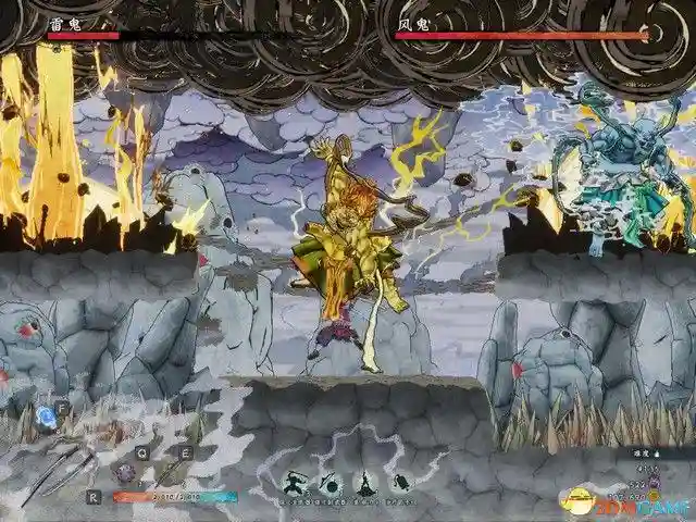 《月风魔传:不朽之月》图文攻略,剧情流程攻略(含“剧情流程”“打法要点”“BOSS战”)。《月风魔传:不朽之月》是一款和风横版动作游戏,游戏采用非线性迷宫,与优秀的砍杀系统融为一体,讲述月族家主持刀维护正义,铲除罪恶的故事。游戏比较硬核,难度和黑魂类似,比较考验玩家的技巧,死亡惩罚也相当重,想挑战高难度或者享受砍杀的刺激的玩家,不妨一试。序章序章教学关,拿上刀,左键攻击,右键格挡,shift闪避,空格跳跃,连击硬直,砍死敌人。按Q或者E射远程,但弹药稀少,一般不用来打小兵。骷髅怪是最低级的敌人,直接上去砍就行了。可以在设置里面自定义按键,将闪避绑定到更舒服的位置,例如笔者将其绑定到鼠标中键,操作难度就大大降低了。跳跃的时候,二段跳可以跳得更远,如果要下去,就空格+S。回到基地,捡起地上的武器开始闯关。这里说一下,每次死亡之后都会返回到这里,进度会被重置,所有道具丢失,这是本游戏最难的地方。边地忌地骷髅兵很好对付,上去连击弄死,弓箭手需要用跳跃躲开,格挡的时候,对操作要求很高,不建议格挡。空格+S跳下去,然后一直往右边走,路上可以开箱子拿到武器,武器随机,品质也是随机,看脸。遇到炸弹怪的时候,除了要躲开炸弹外,主要打法就是上去近战击杀。关于武器,棒子不推荐,这种武器伤害高,但是攻速特别慢,极其容易被敌人攻击,除了棒子这种慢攻速武器,其他的都行,推荐用刀或者双刀。下图这种怪,暂且叫他猛男吧,这种怪拿着棒子,伤害特别高,一下可以打掉你一半的血,所以在战斗的时候,上去砍两刀就闪避走,不要贪刀,要慢慢磨死。走到尽头后,跳下去,再往左边走,路上遇到石碑,互动可以拿到血瓶。在战斗的时候,最好不用格挡,而是用闪避,这样会触发暴击,打出的伤害可以秒掉精英怪。下图这种黄颜色的传送门可以进去逛逛,里面是商店,武器不用买,因为开箱子就能刷到,材料还是值得一买的。走到尽头再上去,下图这里就是出口,进去打BOSS。BOSS战-龙骨鬼第一章BOSS非常好打,跳跃+连击砍头部,这样便可顺带砍到其他部位,造成数倍的伤害,而攻击手部将其摧毁可以瘫痪掉BOSS的武力,如果BOSS发动攻击,就使用跳跃来躲避。打完后,可以用搜集到的材料对武器进行升级,也可以用魂升级自身,建议优先升级技,堆叠武器伤害。业火断崖这一关还是一样的打法,只是要注意鬼脸怪的冲击,可以用格挡挡掉攻击,如果当前武器没有格挡招式,可以用跳跃来躲避。然后就是潜伏在地上的小怪,这种小怪攻击的时候会施加流血效果,务必用高攻速武器打,不要让他攻击到,不然一直流血会很吃亏。流程还是探索地图然后找出口,出口在地图的左边。BOSS战-大百足形态1:盘踞此时跳上去砍就行,因为这样会砍到多个部位,伤害较高。形态2,:侧翼钻地喷射远程此时,远离BOSS,闪避掉远程攻击。如果在BOSS钻出来的时候就跳上去用闪避砍的话,就会触发暴击,打断施法。形态3:撞击大招这个大招非常好躲,BOSS冲过来的时候,跳跃,跳到BOSS身上砍,不仅能躲开攻击,而且也能造成伤害。云霞双峰开局砍掉两边的恶魔眼,驱散迷雾。注意,这一关的出口就在入口上面一层,需要你驱散迷雾才能进去。这一关主要的威胁就是天上的鸟会发射毒炸弹,需要你优先从上面走,将天上的鸟清除掉,不然在和其他敌人混战的时候,容易被炸。然后就是迷雾问题,清除迷雾的方法就是摧毁地图上的恶魔眼,只要跟着紫色迷雾走就能找到。关于拿着大钟的壮汉,打正面会没有伤害,需要闪避绕后,背刺打出伤害。BOSS战-双天鬼这两个BOSS其实也不难,首先去打黄颜色的鬼,不难,跳上去砍就行了。黄颜色鬼残血后,会放大招,也不难躲,地上有黄颜色闪电的,就是BOSS攻击的区域,躲开就行。杀死闪电鬼后,再去打风鬼,风刃的躲法也简单,跳跃避开即可。靠近BOSS,近战上去连击,建议躲在边缘砍。梦幻游廊歌女的打法,远程声波跳跃躲掉,闪避近身砍死。蠕虫是一种很弱的敌人,如果有双刀的话,建议拿双刀砍,右键大风车可以砍死一大片敌人。般若是这一关比较麻烦的敌人,它蓄力后会发动冲击,此时要用闪避绕后背刺,因为只有这样,才能打出伤害,不然如果正面砍的话,没有伤害。来到楼梯口,互动进去。暗世界的出口就是如下图这种传送门,互动之后回到明世界。如下图箭头所指,出口就在最下面一层。BOSS战:土蜘蛛本关的要点:如下图箭头所指,下雪的地方就是BOSS突袭的位置,不要被打中了,一发残血不是闹着玩的。打法就是跑上门连击砍。另外,关卡中会刷一些小怪,只需要让他们数量不要太多就行,留下一两个不杀也没事,专心去打BOSS。强化和激活BOSS战之后就可以强化以及激活武器,强化的意思是,使用材料强化武器,但不会立即生效。如果要让强化生效,就要去激活,将武器的各个技能给点上。另外,武器段位越高,伤害越高,如果要获得高段位武器,就要深入流程,流程越往后,段位越高。荒波大洞游戏的路非常好走,一直往右走到头就行。走在路上的时候,BOSS也会刷出,但仅仅是干扰你,没什么威胁,突出的射弹速度很慢,只要保持移动,就不可能击中你。打人鱼的时候注意了,格挡闪避都不好使,最好的打法就是近身,然后跳跃+攻击,由于人鱼尾部攻击是横扫,只要你在空中,就打不中你。BOSS战:五头水龙没啥难度,直接跳到小船上,砍BOSS就行,建议用矛打,因为范围广,所以能攻击到多个部位。BOSS大招的时候,跳到位置高的小船上就能躲开攻击。无穷雪原这一关,不要走下面,因为全是尖刺陷阱。走上面,路也不难找,一直往左走即可。敌人都是很常见的类型,建议用矛打,三连击硬直非常好用。下图就是本关的地图,可以发现,出口就在最左边的位置。BOSS战:九尾狐九尾狐是最好打的BOSS,BOSS的攻击位置会以红圈标注,非常好躲。BOSS攻击完了后,你就可以去砍它的尾巴了,然后进入二阶段。二阶段同理,也是标注红圈攻击位置,只是数量变多了而已,打法就是站在地图中间,这样容易躲。躲开攻击后,再继续砍,BOSS硬直后,上去砍头,触发必杀即可。古战场遗迹你终于找到了兄长,然而你却发现,兄长因为嫉妒而背叛了家族,必须得大义灭亲!两个阶段,都不难,第一阶段,建议用双刀,上去连击砍翻即可。第二阶段也是同理,和一阶段一样,双刀上去砍,速战速决,不要拖得太久,放大招的时候,用跳跃连击打。古都古都地图难度极高,首先就是陷阱,陷阱会喷射毒雾,让你中毒,但有攻击频率,趁着没有激活的时候,赶紧走掉。然后就是狮鹫,狮鹫的攻击有两段,第一段,冲过来蓄力,第二段,蓄力完了后砸下来重击,所以,只要在第一段蓄力的时候躲开就行。最难打的敌人是下图这种武士,他可以一发打残你,甚至秒杀,所以务必注意了,一定要拉近距离,近战缠斗,不要拉开距离,不然会被远程一发秒。近战的时候,在他攻击的时候,闪避绕后,最好用长矛打,长矛绕后,三连击打出硬直击飞,然后再不断地三连击就行。注意,第一次攻击的时候,一定要绕后三连击,不然攻击会被打断。然后就是冰柱陷阱,一旦被击中就会被冻结,给敌人可乘之机。不过本身没什么伤害。流程也简单,寻找开关,激活传送门,一直深入关卡即可。BOSS战:天津斗须大章鱼BOSS,主要的打法就是先断须,断须能破防,破防后就可以上去砍头,触发必杀技。如下图箭头所指,场景中出现这种影子的时候,其实就代表BOSS攻击的位置,及时躲开,不然会被击中。然后就是下图这种情况,紫色圆盘形成的时候,就要远离,不然会被激光击中。BOSS蓄力大招的时候,站到如下图箭头所指的平台上就能躲开。大章鱼就是最终BOSS,击杀它,你就清理掉了邪恶BOSS,任务完成,游戏完结。插图28 《月风魔传:不朽之月》图文攻略,剧情流程攻略(含“剧情流程”“打法要点”“BOSS战”)。《月风魔传:不朽之月》是一款和风横版动作游戏,游戏采用非线性迷宫,与优秀的砍杀系统融为一体,讲述月族家主持刀维护正义,铲除罪恶的故事。游戏比较硬核,难度和黑魂类似,比较考验玩家的技巧,死亡惩罚也相当重,想挑战高难度或者享受砍杀的刺激的玩家,不妨一试。序章序章教学关,拿上刀,左键攻击,右键格挡,shift闪避,空格跳跃,连击硬直,砍死敌人。按Q或者E射远程,但弹药稀少,一般不用来打小兵。骷髅怪是最低级的敌人,直接上去砍就行了。可以在设置里面自定义按键,将闪避绑定到更舒服的位置,例如笔者将其绑定到鼠标中键,操作难度就大大降低了。跳跃的时候,二段跳可以跳得更远,如果要下去,就空格+S。回到基地,捡起地上的武器开始闯关。这里说一下,每次死亡之后都会返回到这里,进度会被重置,所有道具丢失,这是本游戏最难的地方。边地忌地骷髅兵很好对付,上去连击弄死,弓箭手需要用跳跃躲开,格挡的时候,对操作要求很高,不建议格挡。空格+S跳下去,然后一直往右边走,路上可以开箱子拿到武器,武器随机,品质也是随机,看脸。遇到炸弹怪的时候,除了要躲开炸弹外,主要打法就是上去近战击杀。关于武器,棒子不推荐,这种武器伤害高,但是攻速特别慢,极其容易被敌人攻击,除了棒子这种慢攻速武器,其他的都行,推荐用刀或者双刀。下图这种怪,暂且叫他猛男吧,这种怪拿着棒子,伤害特别高,一下可以打掉你一半的血,所以在战斗的时候,上去砍两刀就闪避走,不要贪刀,要慢慢磨死。走到尽头后,跳下去,再往左边走,路上遇到石碑,互动可以拿到血瓶。在战斗的时候,最好不用格挡,而是用闪避,这样会触发暴击,打出的伤害可以秒掉精英怪。下图这种黄颜色的传送门可以进去逛逛,里面是商店,武器不用买,因为开箱子就能刷到,材料还是值得一买的。走到尽头再上去,下图这里就是出口,进去打BOSS。BOSS战-龙骨鬼第一章BOSS非常好打,跳跃+连击砍头部,这样便可顺带砍到其他部位,造成数倍的伤害,而攻击手部将其摧毁可以瘫痪掉BOSS的武力,如果BOSS发动攻击,就使用跳跃来躲避。打完后,可以用搜集到的材料对武器进行升级,也可以用魂升级自身,建议优先升级技,堆叠武器伤害。业火断崖这一关还是一样的打法,只是要注意鬼脸怪的冲击,可以用格挡挡掉攻击,如果当前武器没有格挡招式,可以用跳跃来躲避。然后就是潜伏在地上的小怪,这种小怪攻击的时候会施加流血效果,务必用高攻速武器打,不要让他攻击到,不然一直流血会很吃亏。流程还是探索地图然后找出口,出口在地图的左边。BOSS战-大百足形态1:盘踞此时跳上去砍就行,因为这样会砍到多个部位,伤害较高。形态2,:侧翼钻地喷射远程此时,远离BOSS,闪避掉远程攻击。如果在BOSS钻出来的时候就跳上去用闪避砍的话,就会触发暴击,打断施法。形态3:撞击大招这个大招非常好躲,BOSS冲过来的时候,跳跃,跳到BOSS身上砍,不仅能躲开攻击,而且也能造成伤害。云霞双峰开局砍掉两边的恶魔眼,驱散迷雾。注意,这一关的出口就在入口上面一层,需要你驱散迷雾才能进去。这一关主要的威胁就是天上的鸟会发射毒炸弹,需要你优先从上面走,将天上的鸟清除掉,不然在和其他敌人混战的时候,容易被炸。然后就是迷雾问题,清除迷雾的方法就是摧毁地图上的恶魔眼,只要跟着紫色迷雾走就能找到。关于拿着大钟的壮汉,打正面会没有伤害,需要闪避绕后,背刺打出伤害。BOSS战-双天鬼这两个BOSS其实也不难,首先去打黄颜色的鬼,不难,跳上去砍就行了。黄颜色鬼残血后,会放大招,也不难躲,地上有黄颜色闪电的,就是BOSS攻击的区域,躲开就行。杀死闪电鬼后,再去打风鬼,风刃的躲法也简单,跳跃避开即可。靠近BOSS,近战上去连击,建议躲在边缘砍。梦幻游廊歌女的打法,远程声波跳跃躲掉,闪避近身砍死。蠕虫是一种很弱的敌人,如果有双刀的话,建议拿双刀砍,右键大风车可以砍死一大片敌人。般若是这一关比较麻烦的敌人,它蓄力后会发动冲击,此时要用闪避绕后背刺,因为只有这样,才能打出伤害,不然如果正面砍的话,没有伤害。来到楼梯口,互动进去。暗世界的出口就是如下图这种传送门,互动之后回到明世界。如下图箭头所指,出口就在最下面一层。BOSS战:土蜘蛛本关的要点:如下图箭头所指,下雪的地方就是BOSS突袭的位置,不要被打中了,一发残血不是闹着玩的。打法就是跑上门连击砍。另外,关卡中会刷一些小怪,只需要让他们数量不要太多就行,留下一两个不杀也没事,专心去打BOSS。强化和激活BOSS战之后就可以强化以及激活武器,强化的意思是,使用材料强化武器,但不会立即生效。如果要让强化生效,就要去激活,将武器的各个技能给点上。另外,武器段位越高,伤害越高,如果要获得高段位武器,就要深入流程,流程越往后,段位越高。荒波大洞游戏的路非常好走,一直往右走到头就行。走在路上的时候,BOSS也会刷出,但仅仅是干扰你,没什么威胁,突出的射弹速度很慢,只要保持移动,就不可能击中你。打人鱼的时候注意了,格挡闪避都不好使,最好的打法就是近身,然后跳跃+攻击,由于人鱼尾部攻击是横扫,只要你在空中,就打不中你。BOSS战:五头水龙没啥难度,直接跳到小船上,砍BOSS就行,建议用矛打,因为范围广,所以能攻击到多个部位。BOSS大招的时候,跳到位置高的小船上就能躲开攻击。无穷雪原这一关,不要走下面,因为全是尖刺陷阱。走上面,路也不难找,一直往左走即可。敌人都是很常见的类型,建议用矛打,三连击硬直非常好用。下图就是本关的地图,可以发现,出口就在最左边的位置。BOSS战:九尾狐九尾狐是最好打的BOSS,BOSS的攻击位置会以红圈标注,非常好躲。BOSS攻击完了后,你就可以去砍它的尾巴了,然后进入二阶段。二阶段同理,也是标注红圈攻击位置,只是数量变多了而已,打法就是站在地图中间,这样容易躲。躲开攻击后,再继续砍,BOSS硬直后,上去砍头,触发必杀即可。古战场遗迹你终于找到了兄长,然而你却发现,兄长因为嫉妒而背叛了家族,必须得大义灭亲!两个阶段,都不难,第一阶段,建议用双刀,上去连击砍翻即可。第二阶段也是同理,和一阶段一样,双刀上去砍,速战速决,不要拖得太久,放大招的时候,用跳跃连击打。古都古都地图难度极高,首先就是陷阱,陷阱会喷射毒雾,让你中毒,但有攻击频率,趁着没有激活的时候,赶紧走掉。然后就是狮鹫,狮鹫的攻击有两段,第一段,冲过来蓄力,第二段,蓄力完了后砸下来重击,所以,只要在第一段蓄力的时候躲开就行。最难打的敌人是下图这种武士,他可以一发打残你,甚至秒杀,所以务必注意了,一定要拉近距离,近战缠斗,不要拉开距离,不然会被远程一发秒。近战的时候,在他攻击的时候,闪避绕后,最好用长矛打,长矛绕后,三连击打出硬直击飞,然后再不断地三连击就行。注意,第一次攻击的时候,一定要绕后三连击,不然攻击会被打断。然后就是冰柱陷阱,一旦被击中就会被冻结,给敌人可乘之机。不过本身没什么伤害。流程也简单,寻找开关,激活传送门,一直深入关卡即可。BOSS战:天津斗须大章鱼BOSS,主要的打法就是先断须,断须能破防,破防后就可以上去砍头,触发必杀技。如下图箭头所指,场景中出现这种影子的时候,其实就代表BOSS攻击的位置,及时躲开,不然会被击中。然后就是下图这种情况,紫色圆盘形成的时候,就要远离,不然会被激光击中。BOSS蓄力大招的时候,站到如下图箭头所指的平台上就能躲开。大章鱼就是最终BOSS,击杀它,你就清理掉了邪恶BOSS,任务完成,游戏完结。插图28