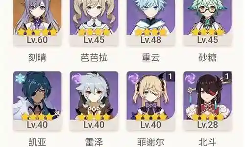 零命刻晴搭配什么阵容