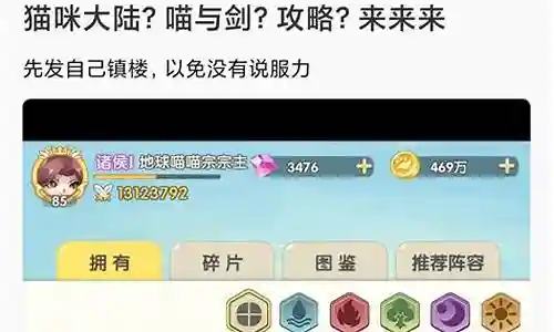 喵咪大陆最强阵容搭配