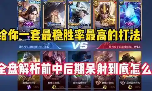 即将通关后羿教学阵容