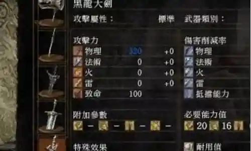 黑魂1神圣武器属性