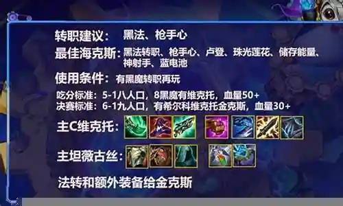 黑魔法6黑阵容