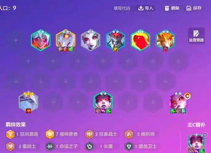神战士阵容
