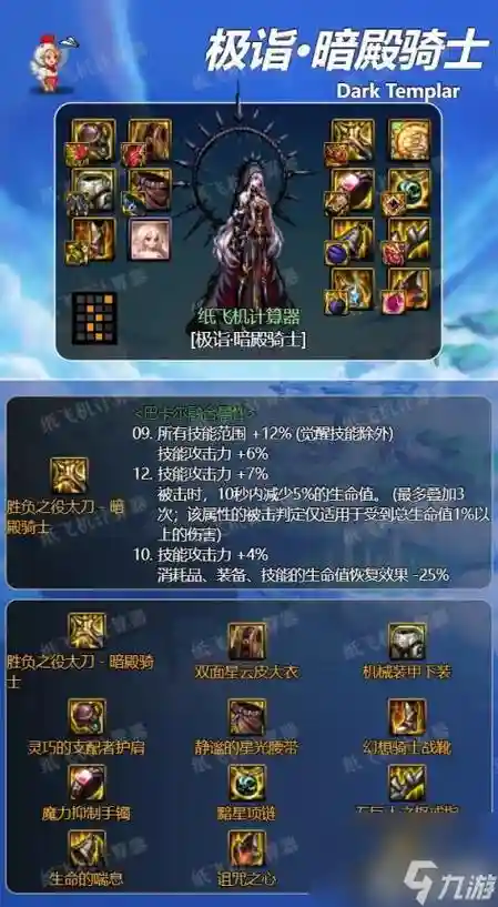 dnf暗殿骑士用武器插图