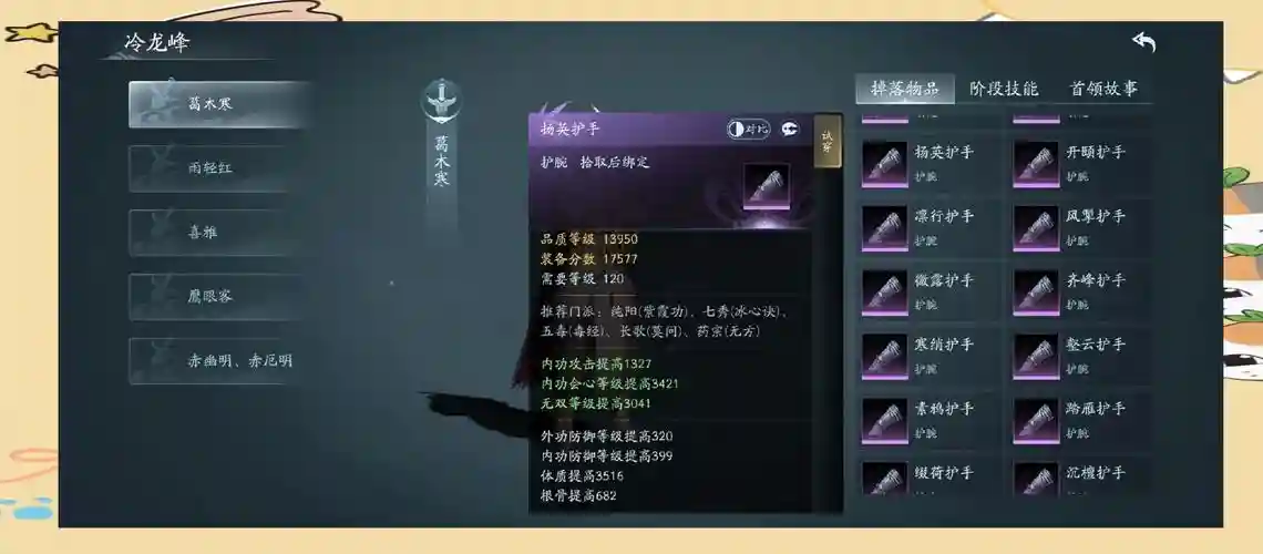 剑网三九十几装备插图