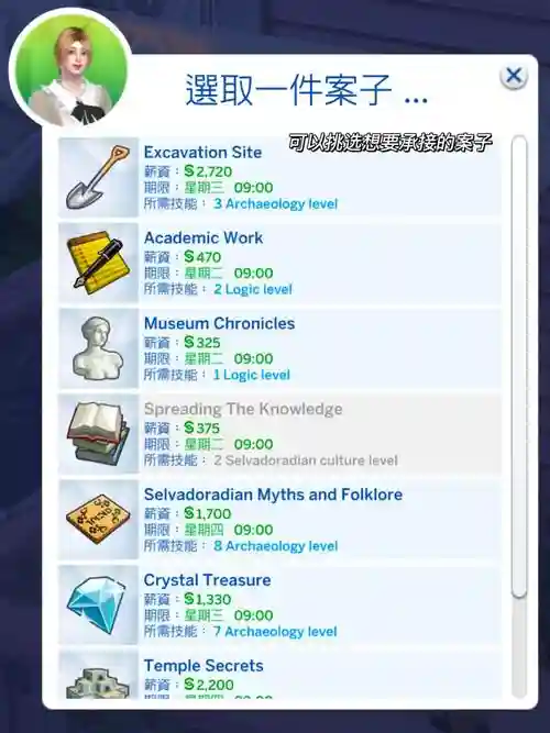 模拟人生4考古技能全插图1