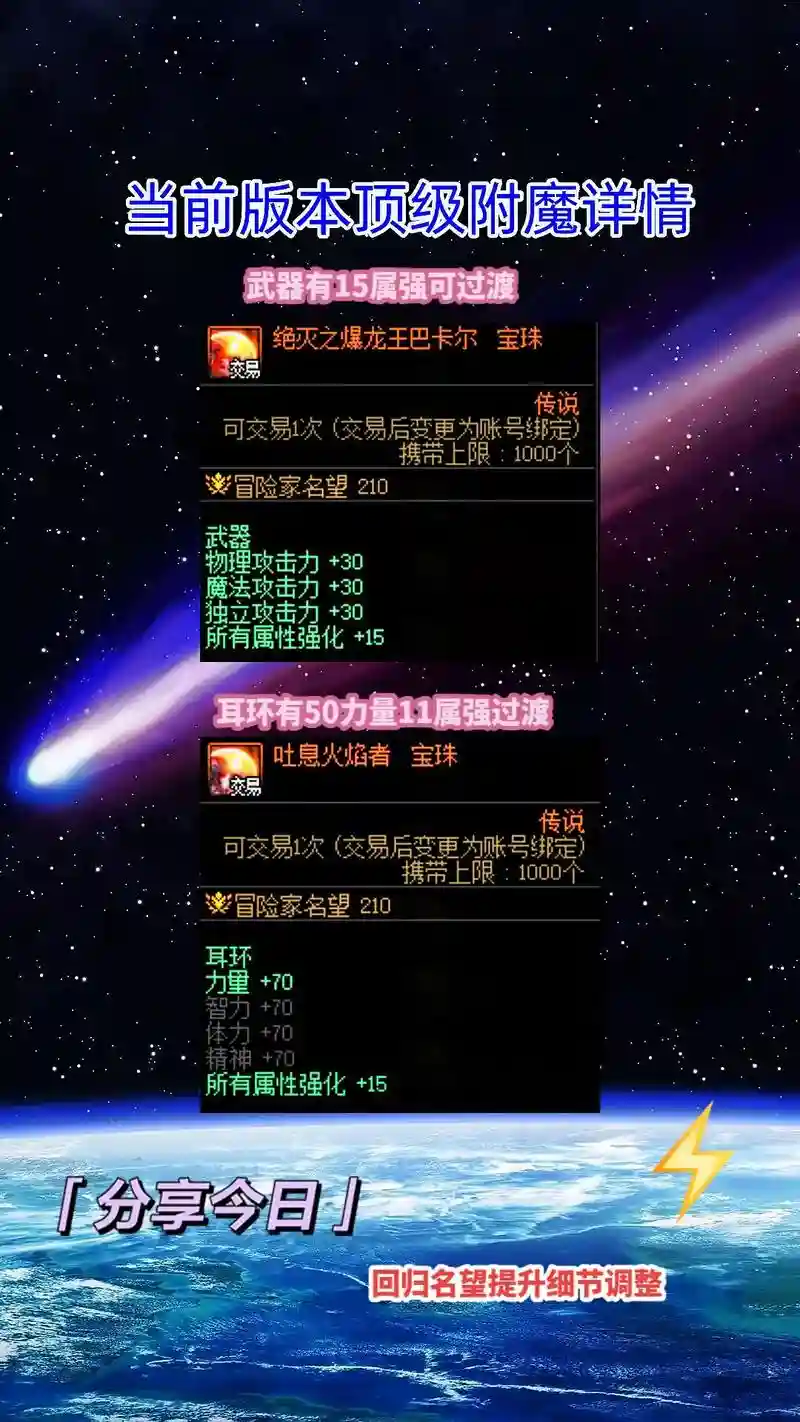 dnf90奶爸武器体力附魔插图