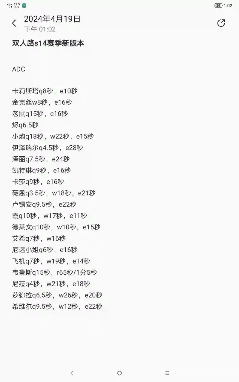 lol中需要记什么技能CD插图