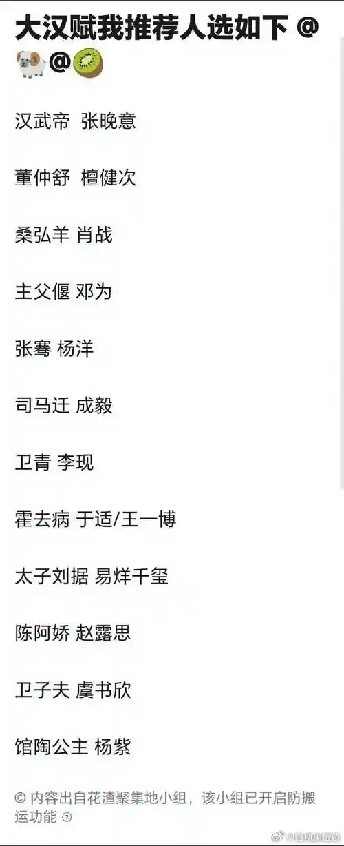 大汉赋阵容插图