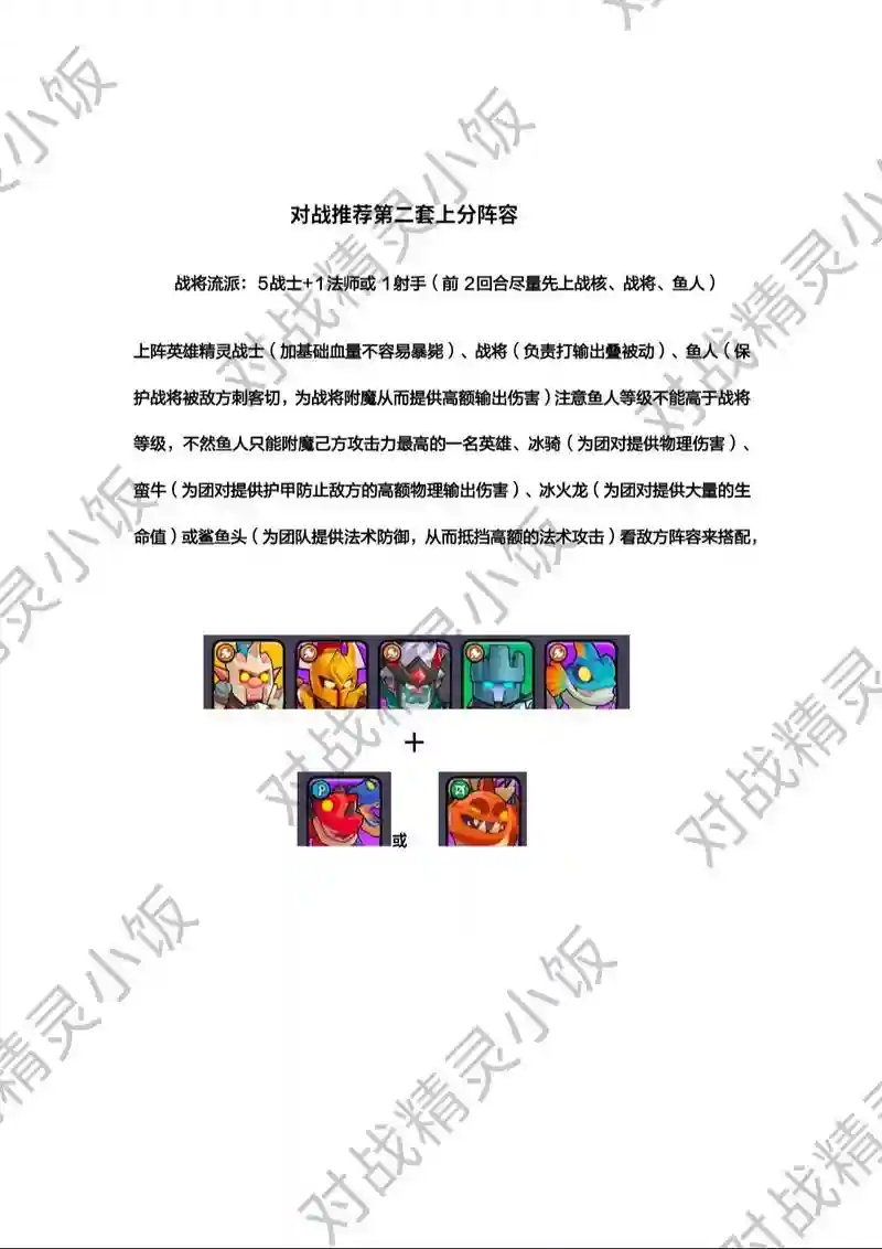 对战阵容插图