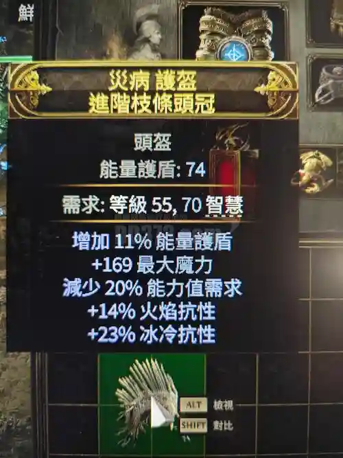 流放之路头盔附魔技能伤害