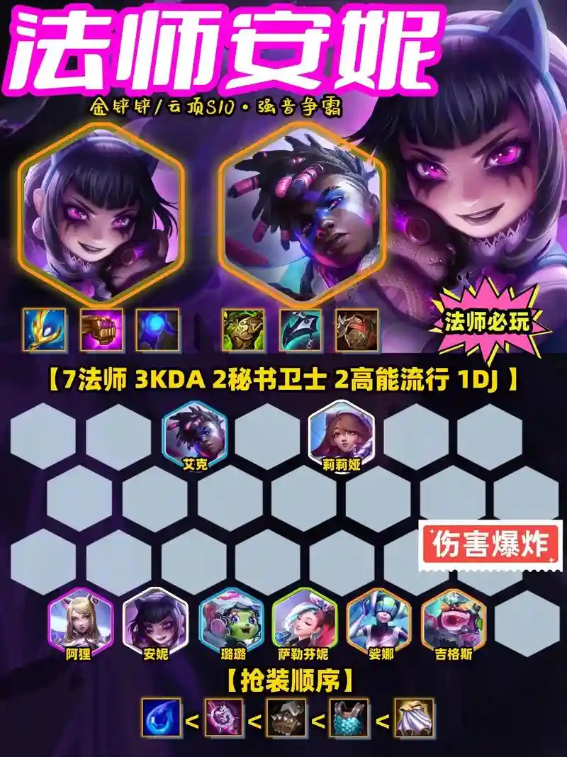 法师阵容咋玩