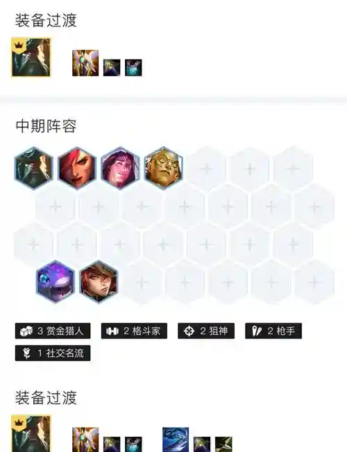 赏金阵容前排