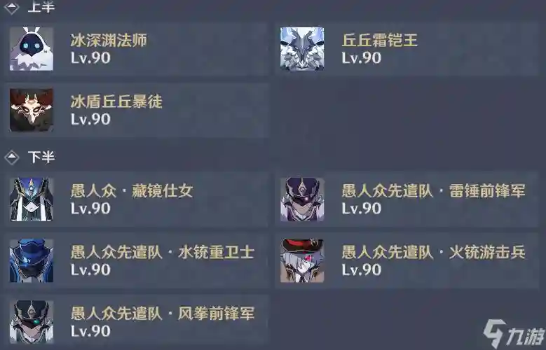 深渊2.7阵容