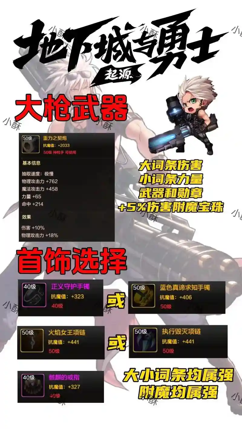 dnf85版本男大枪用什么武器好_1插图