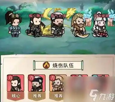 灼伤流阵容插图