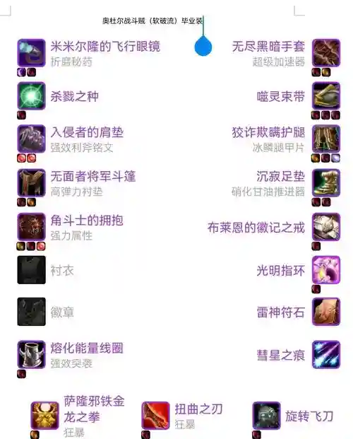 战斗贼随机英雄本装备_2插图