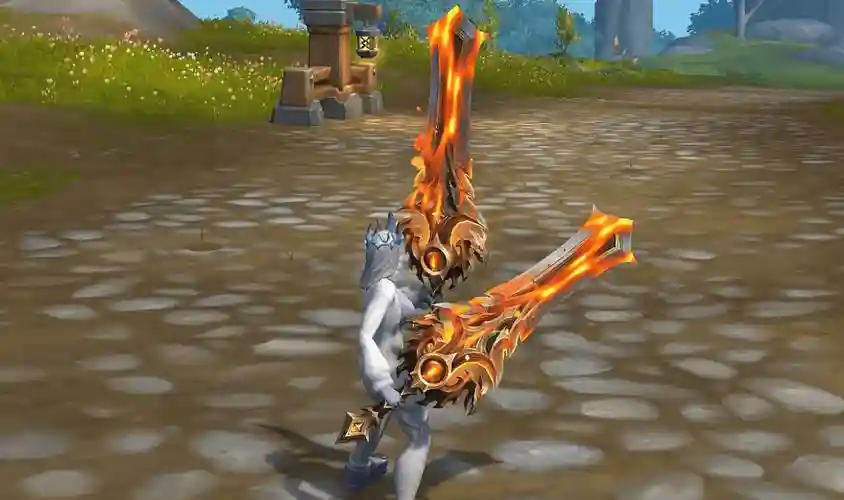 双手武器战士幻化,魔兽世界战士双手武器幻化 带火双手武器插图 双手武器战士幻化,魔兽世界战士双手武器幻化 带火双手武器插图