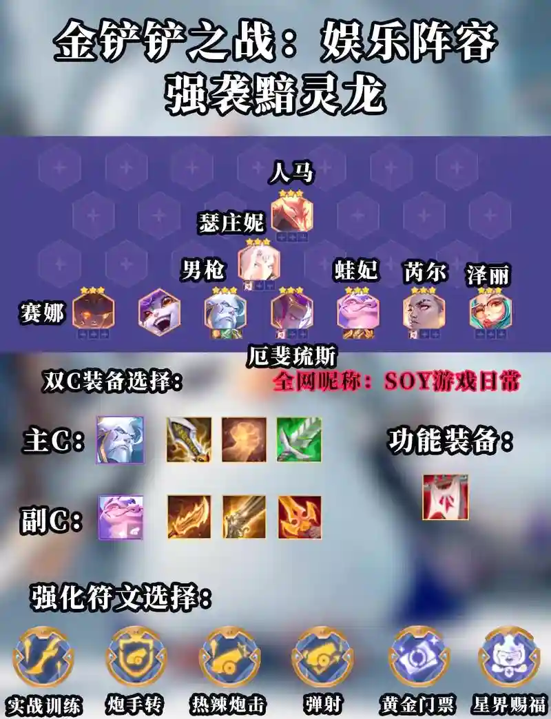 强袭阵容装备搭配,强袭可以叠加吗插图 强袭阵容装备搭配,强袭可以叠加吗插图