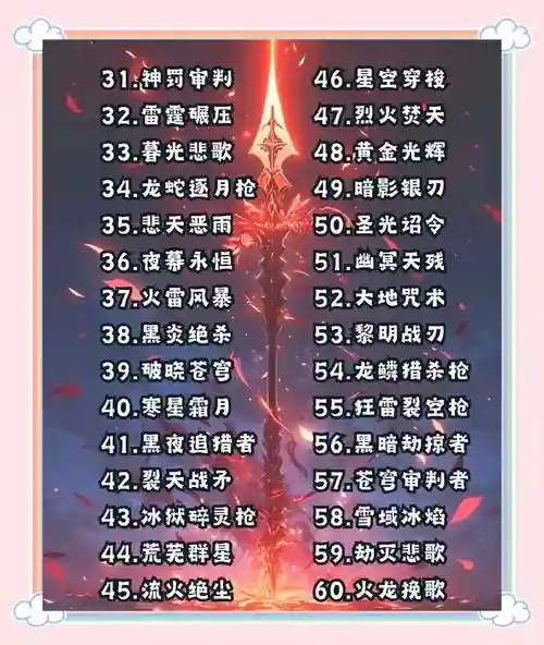 最酷的武器名称，最酷的武器名称有哪些插图