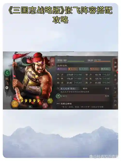 刘备张飞搭配零氪阵容