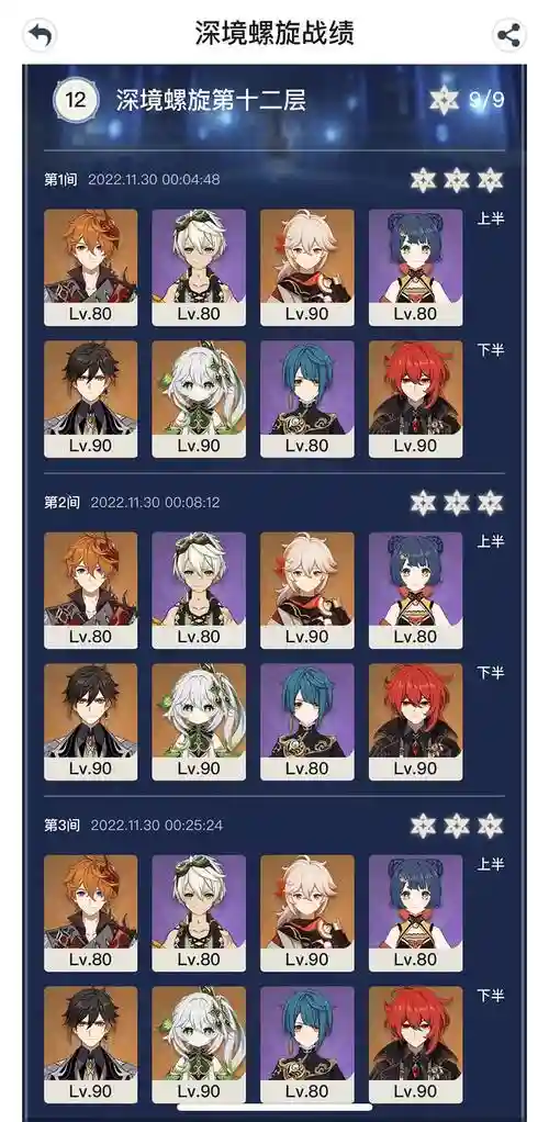 列绽放阵容