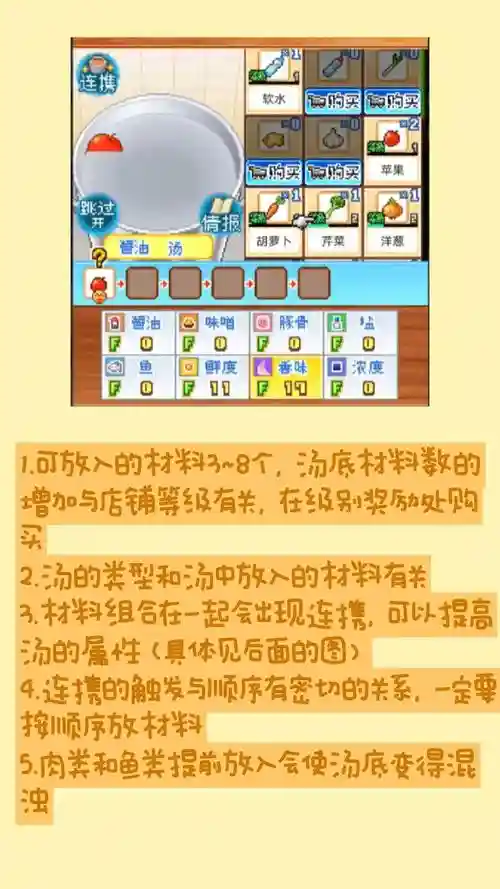 开罗拉面馆汤配方攻略,开罗拉面馆汤底攻略插图 开罗拉面馆汤配方攻略,开罗拉面馆汤底攻略插图