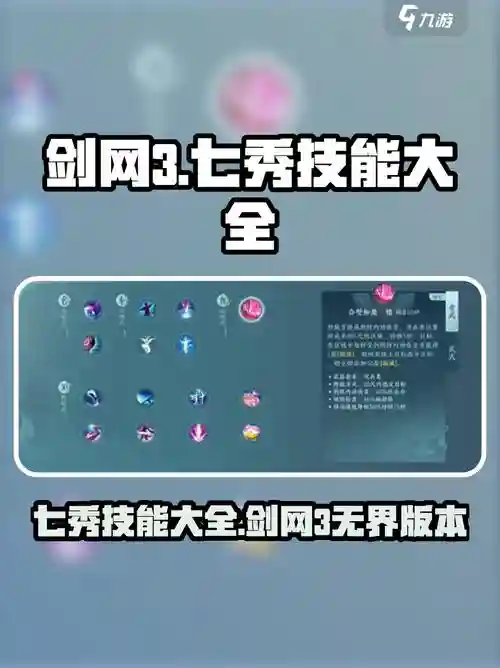 剑网三七秀带什么技能，剑网三七秀pve技能插图