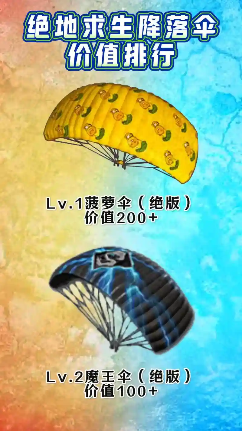 绝地求生降落伞装备，绝地求生 降落伞插图
