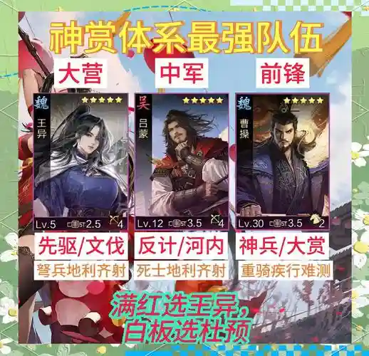 率土之滨最强阵容搭配,率土之滨最强阵容搭配插图 率土之滨最强阵容搭配,率土之滨最强阵容搭配插图