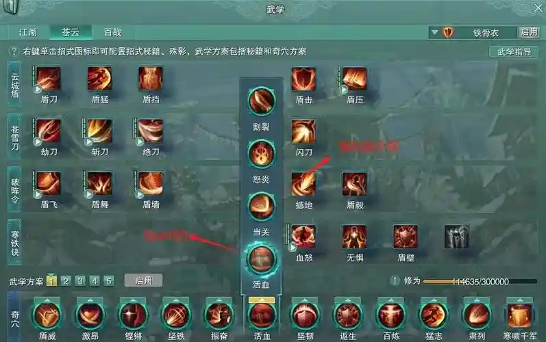 剑网3铁壁苍云技能加点，剑3苍云玩铁骨衣还是分山劲插图